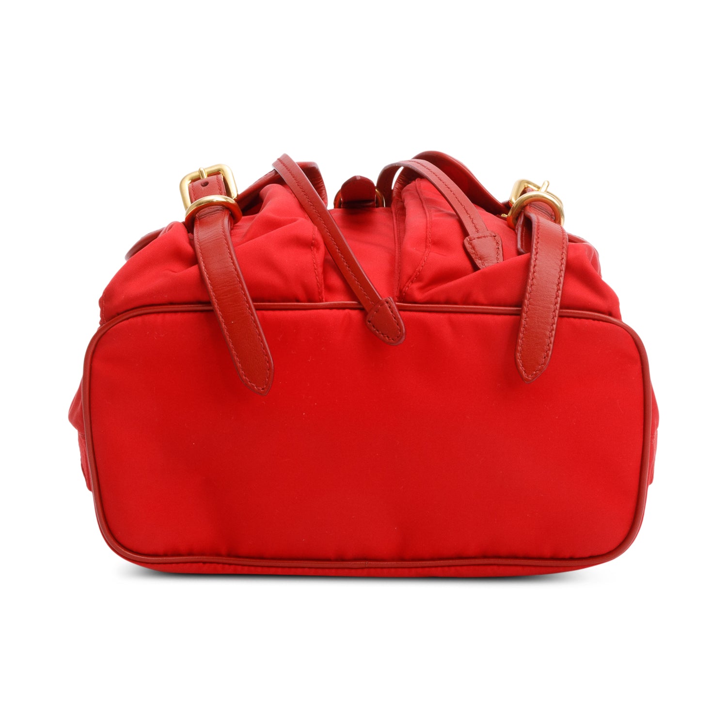 Prada Red Tessuto Nylon Drawstring Backpack