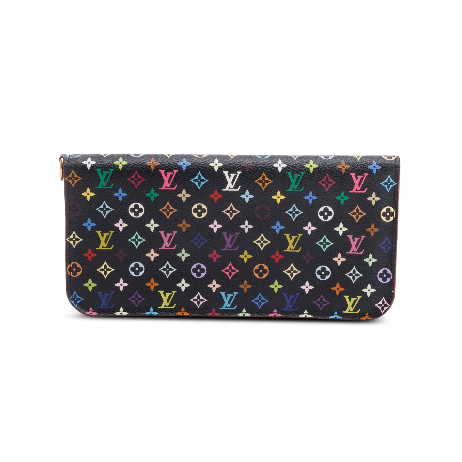 Louis Vuitton Black Monogram Multicolor Insolite Wallet w/ Box