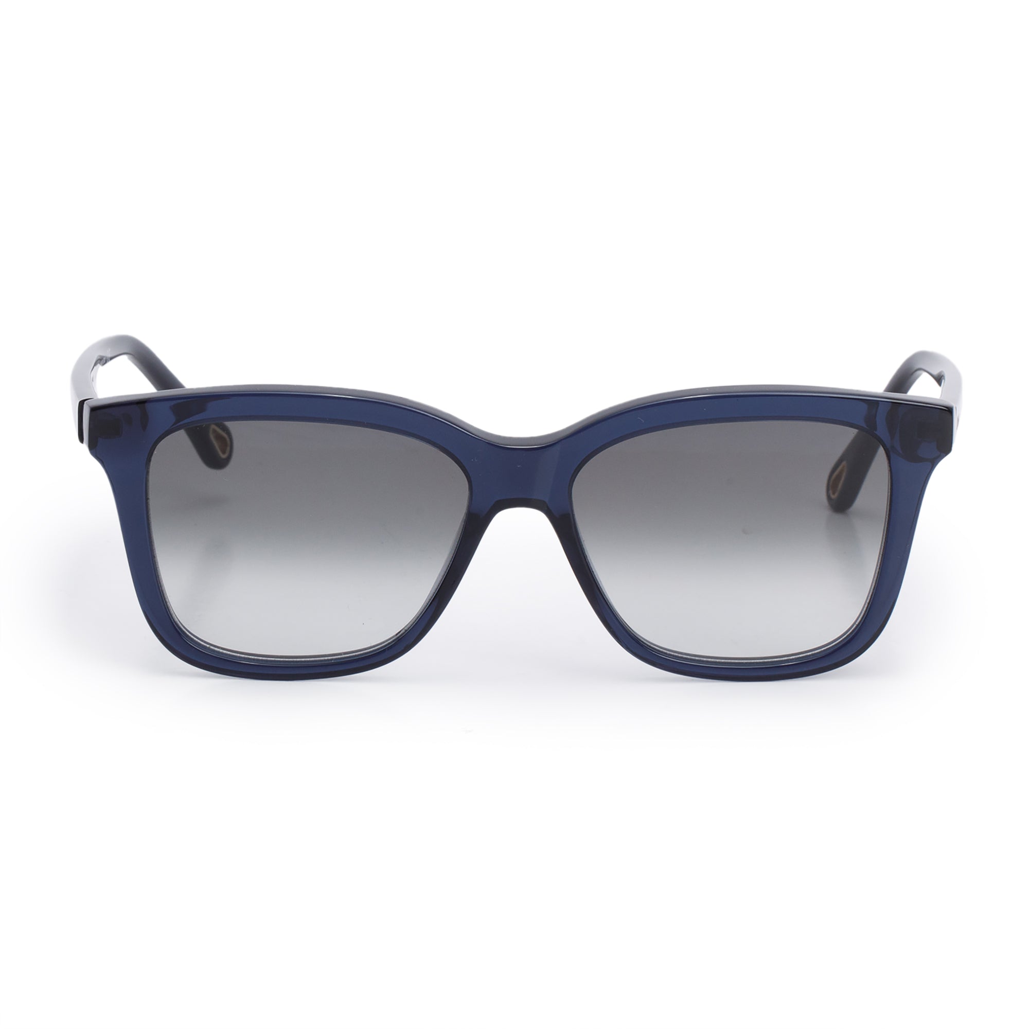 Chloe CH0079S Navy Acetatel Square Sunglasses w/ Box & Case