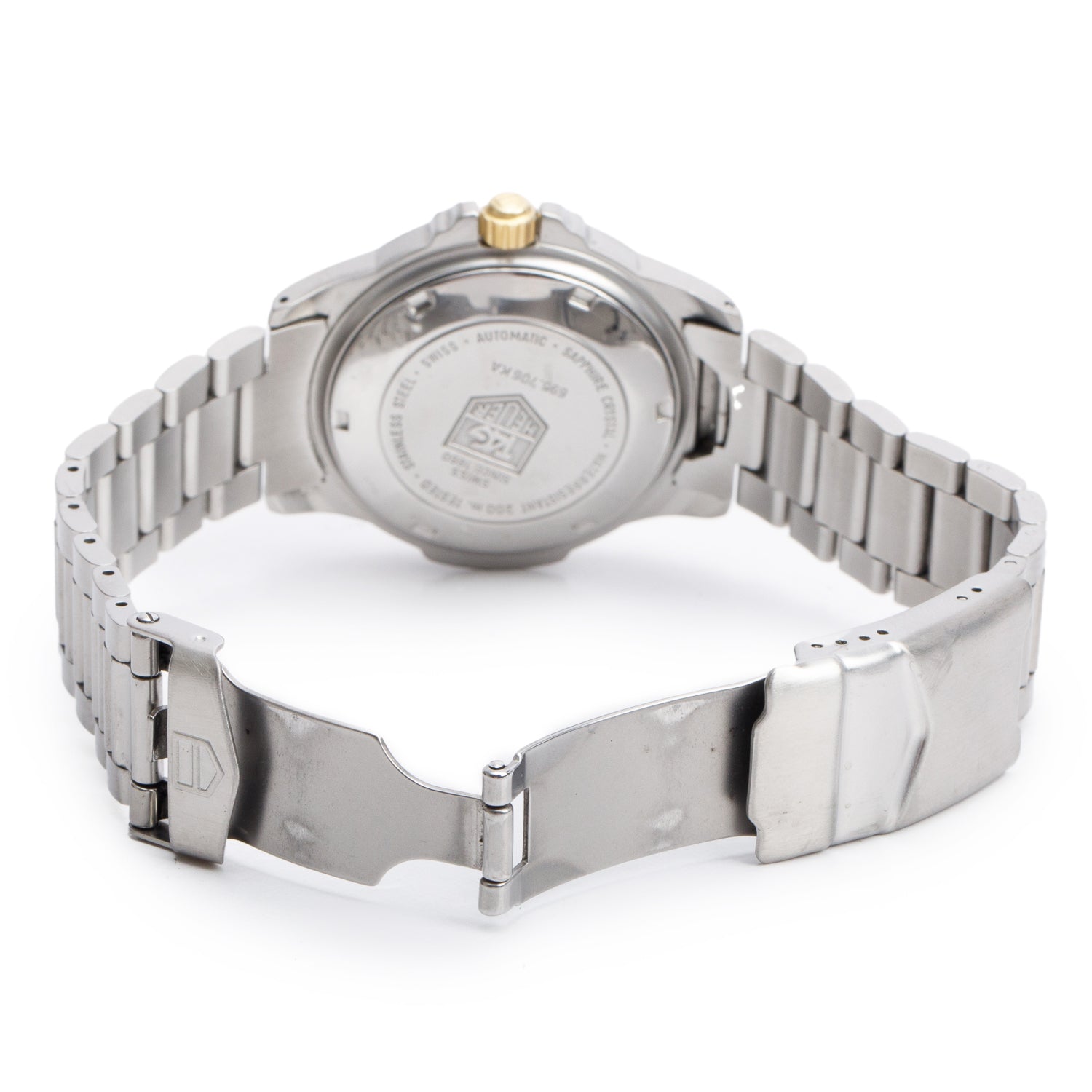 Tag Heuer Vintage Two-Tone Stainless Steel 4000 Series 38 MM Automatic Watch 695.706KA w/ Box & Papers