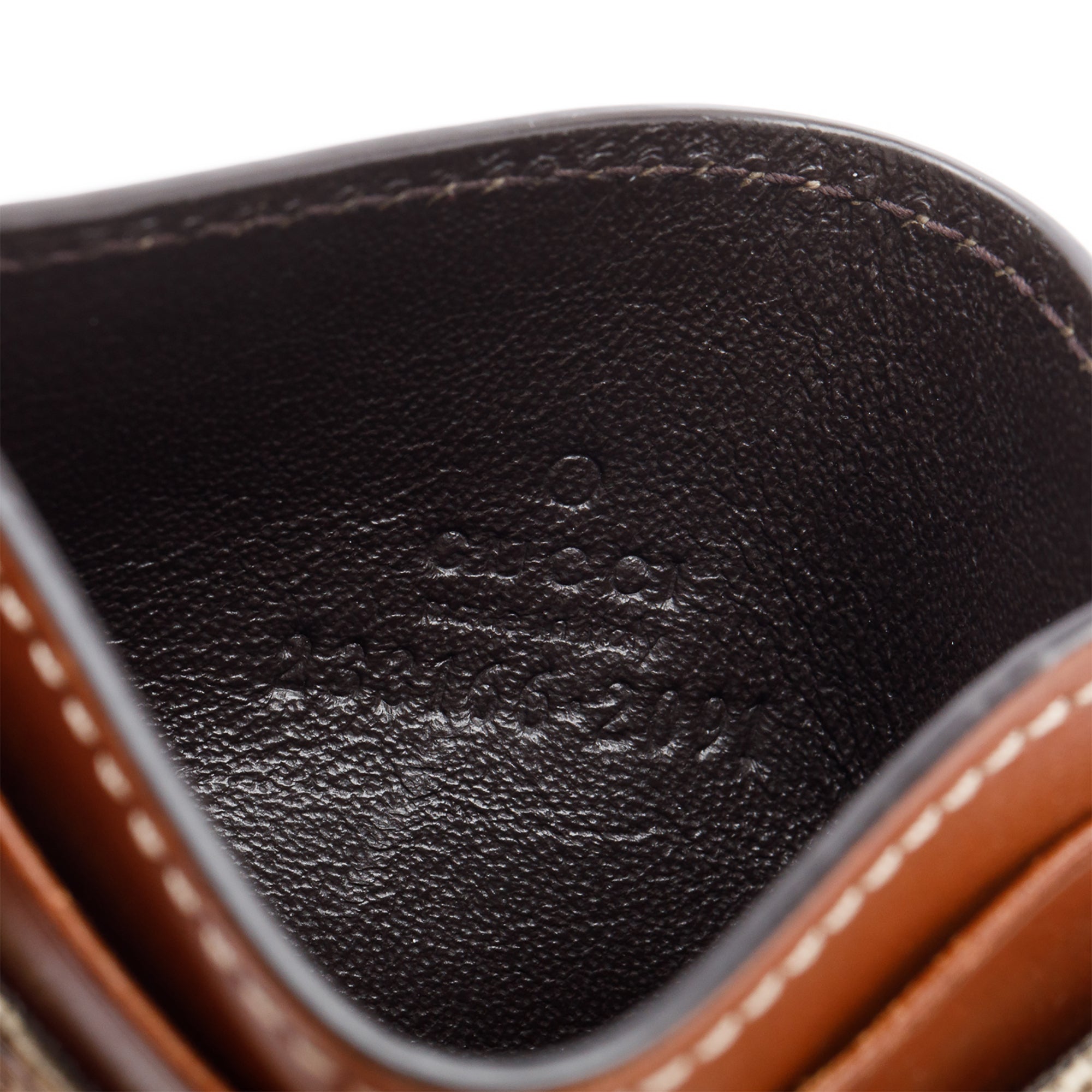 Gucci Brown Calfskin Leather GG Supreme Ophidia Card Holder w/ Box