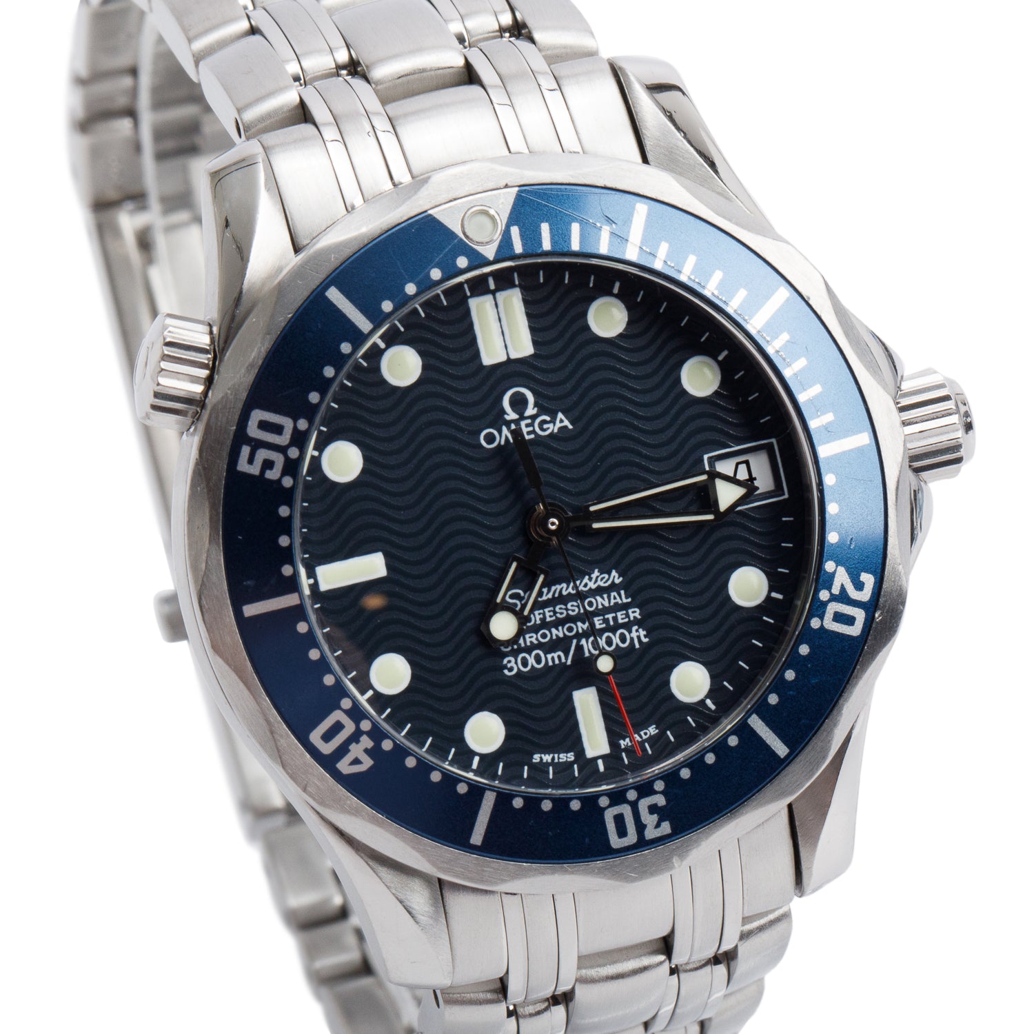 Omega Stainless Steel Seamaster Diver 300M Profesional Chronometer 36.25 MM Automatic Watch w/ Box & Papers