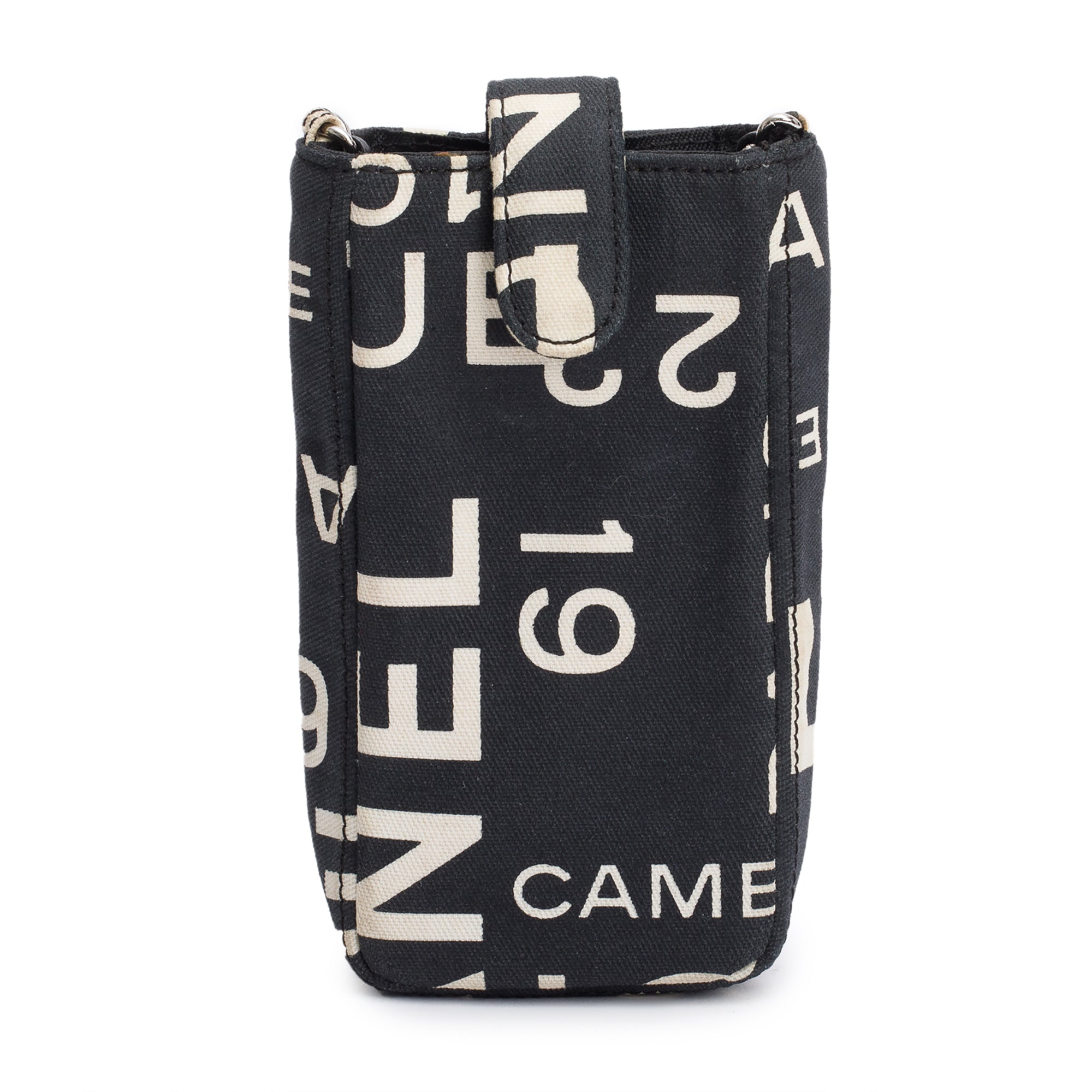 Chanel Black Canvas Rue 31 Cambon Crossbody Phone Holder