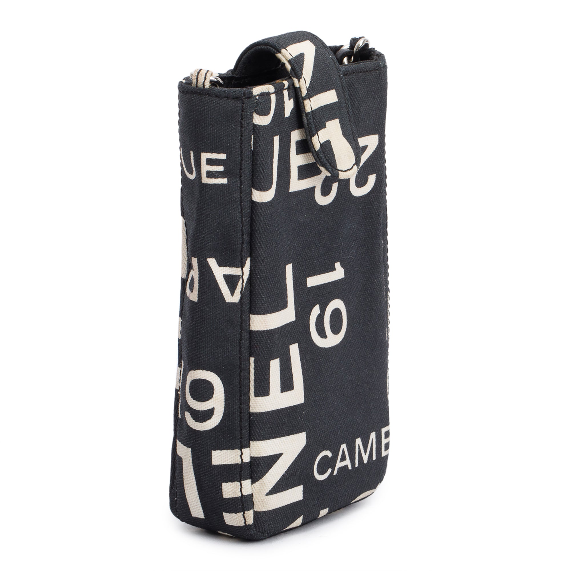 Chanel Black Canvas Rue 31 Cambon Crossbody Phone Holder