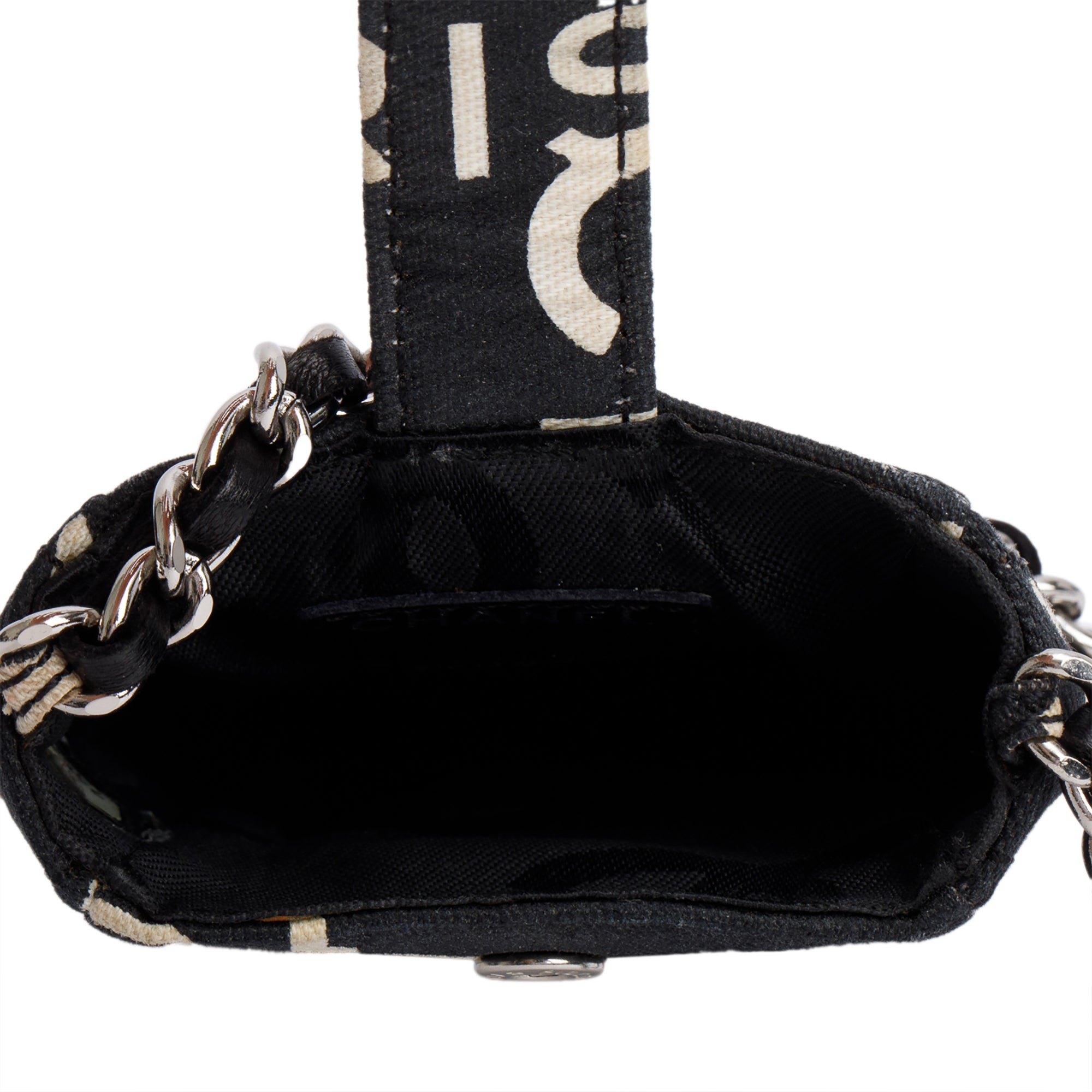 Chanel Black Canvas Rue 31 Cambon Crossbody Phone Holder
