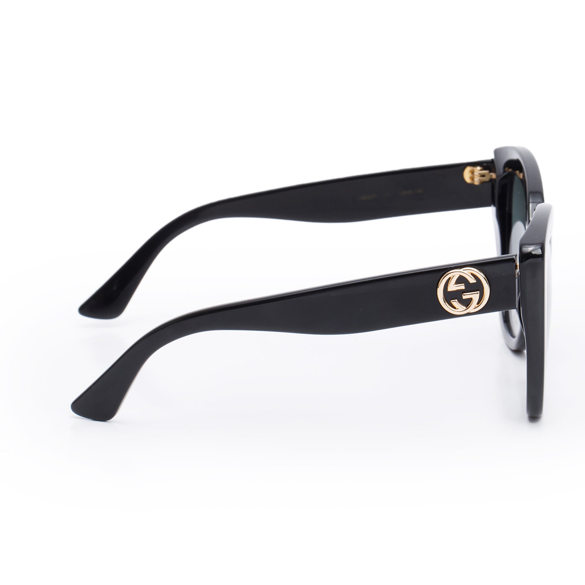 Gucci GG0327S Interlocking GG Cat Eye Oversize Sunglasses w/ Case