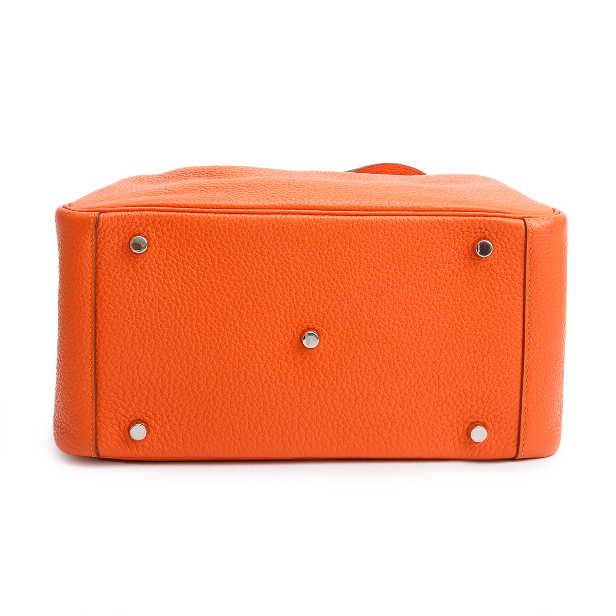 Hermes Feu Taurillon Clemence Leather Lindy 30 w/ Box & Receipt