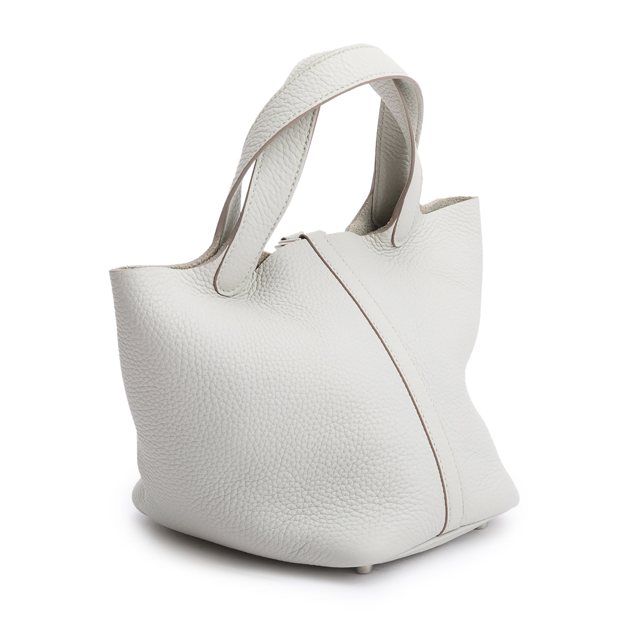 Hermes 2023 Bleu Pale Taurillon Clemence Picotin Lock 18 w/ Box