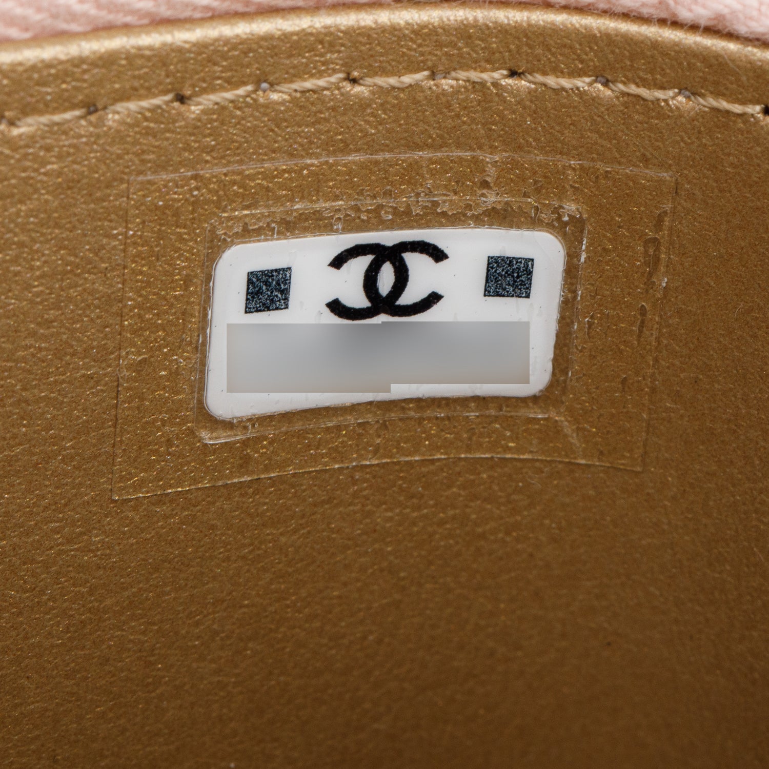 Chanel 2024 Pink Calfskin Leather Mini Pearl Crush Vanity Case w/ Box & Receipt