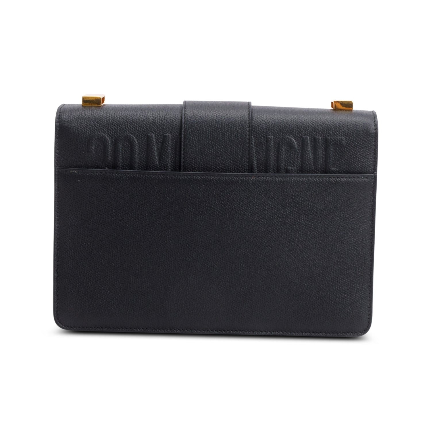 Christian Dior Black Leather Medium 30 Montaigne Bag w/ Box