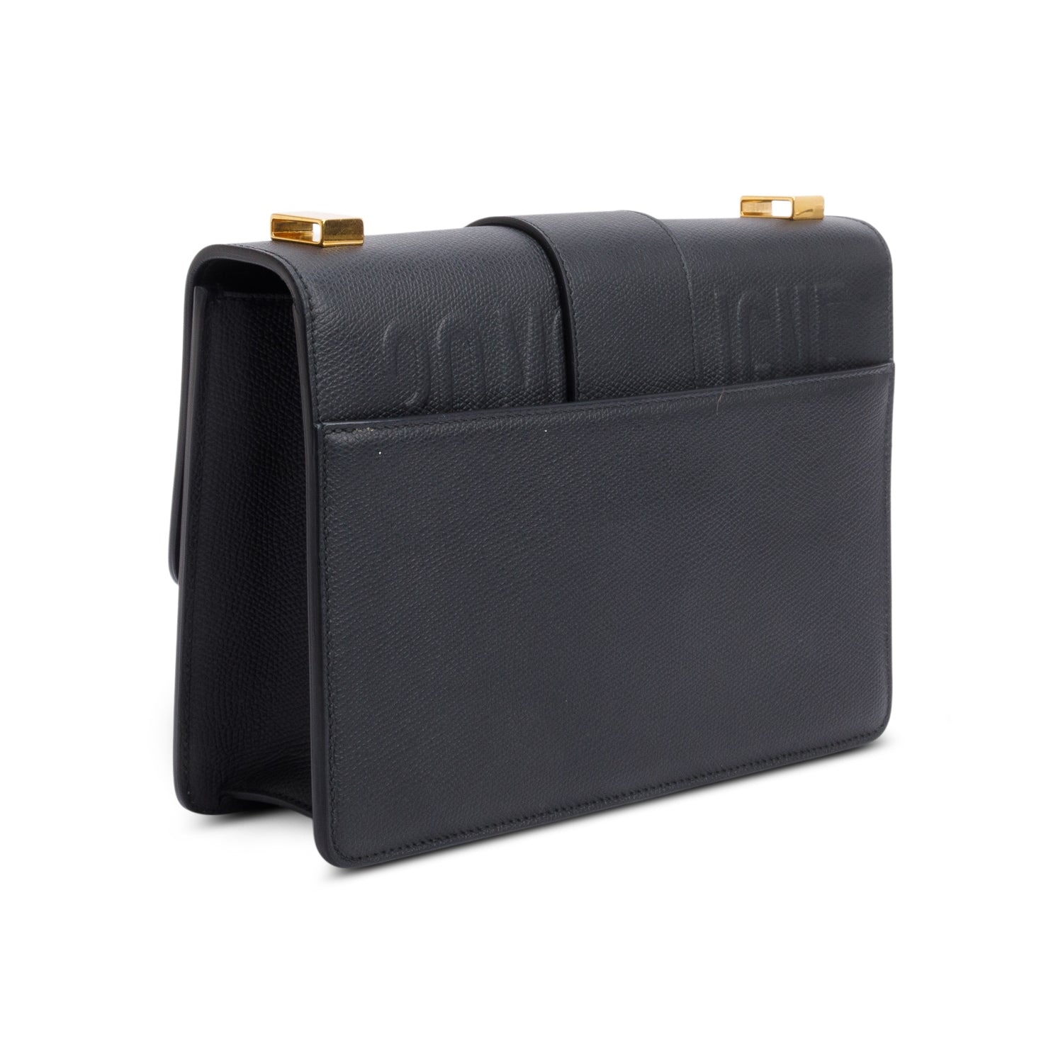 Christian Dior Black Leather Medium 30 Montaigne Bag w/ Box