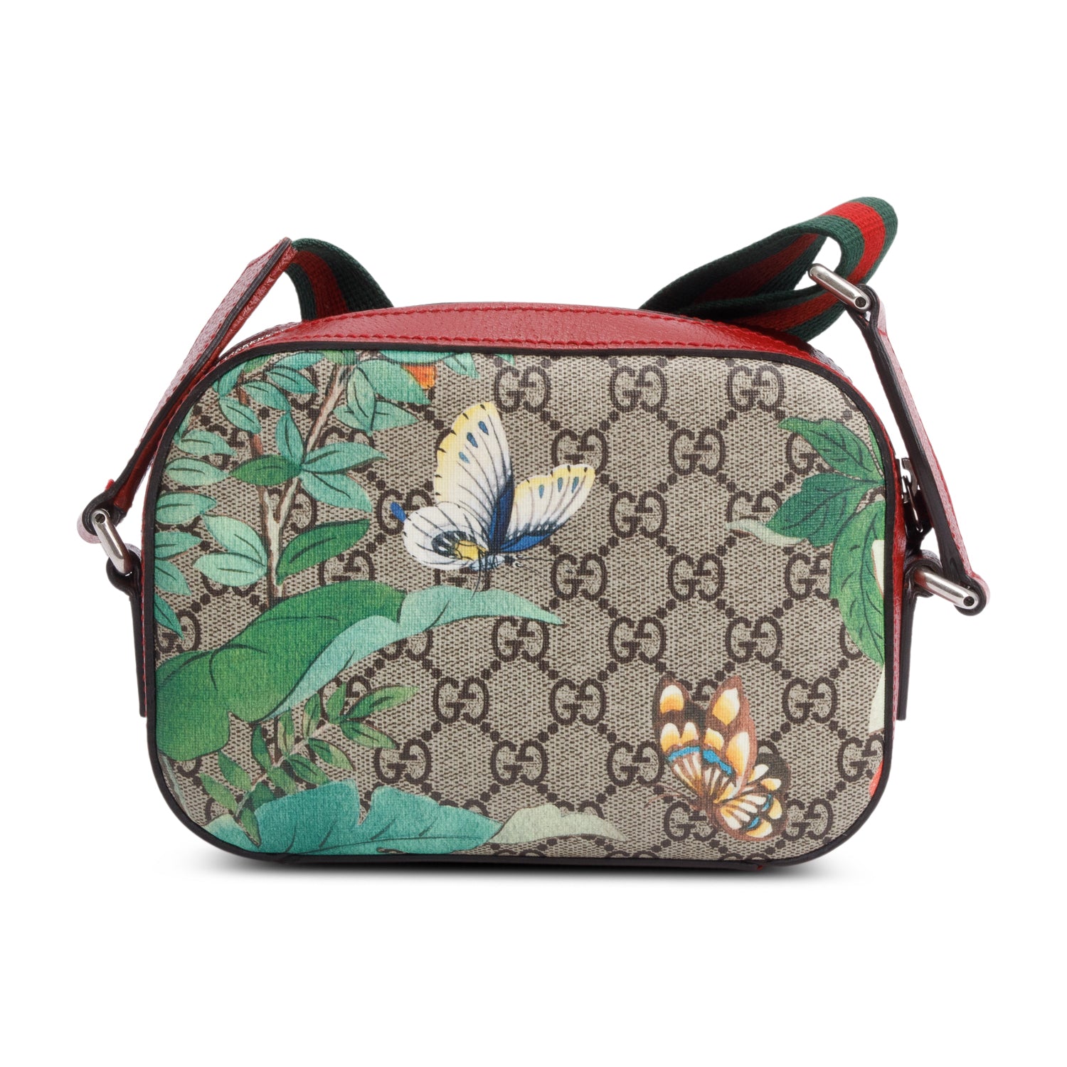 Gucci GG Supreme Tian Small Camera Crossbody Bag w/ Box