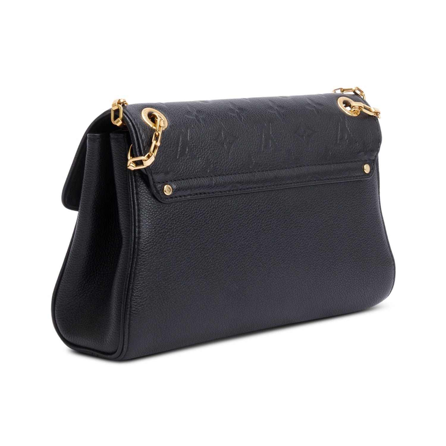 Louis Vuitton Black Monogram Empreinte Leather St. Germain PM