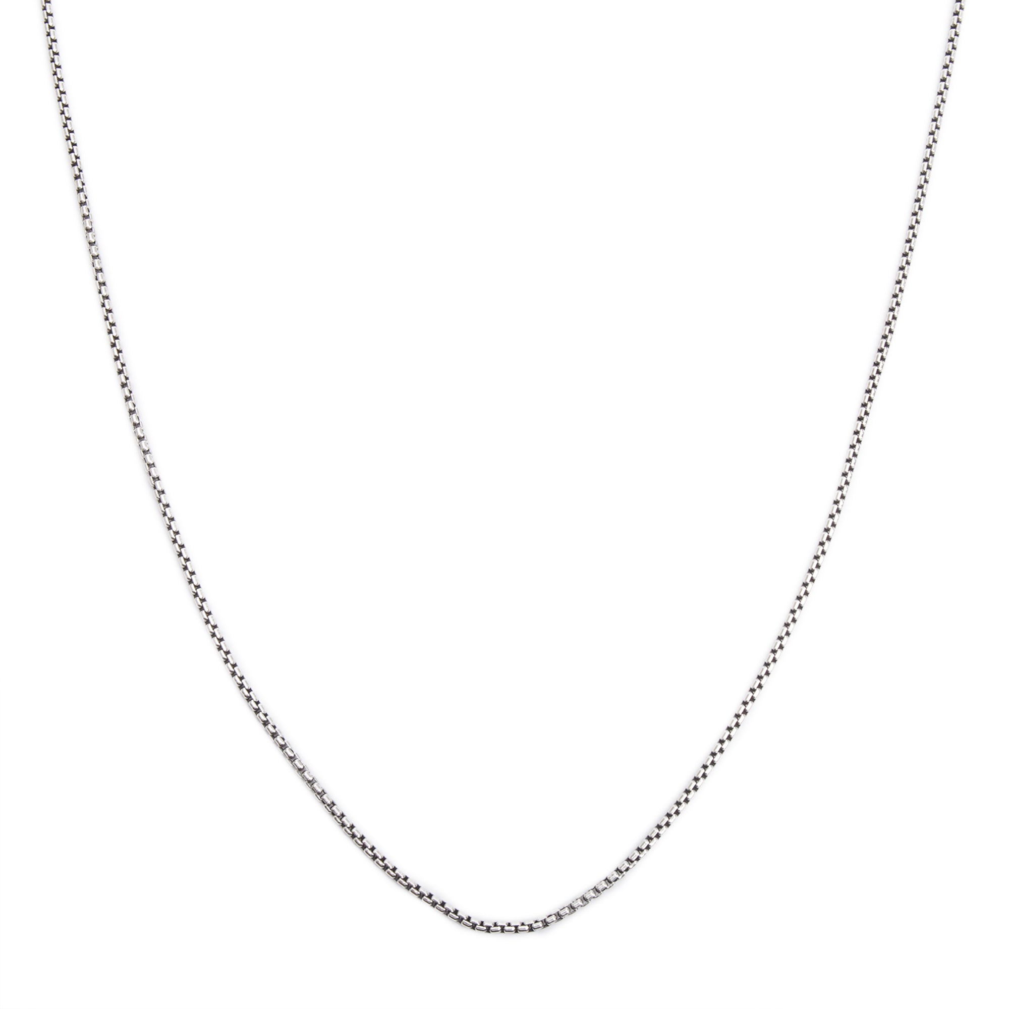 David Yurman Sterling Silver & 14k Yellow Gold 2.7 MM Box Chain Necklace, 72"