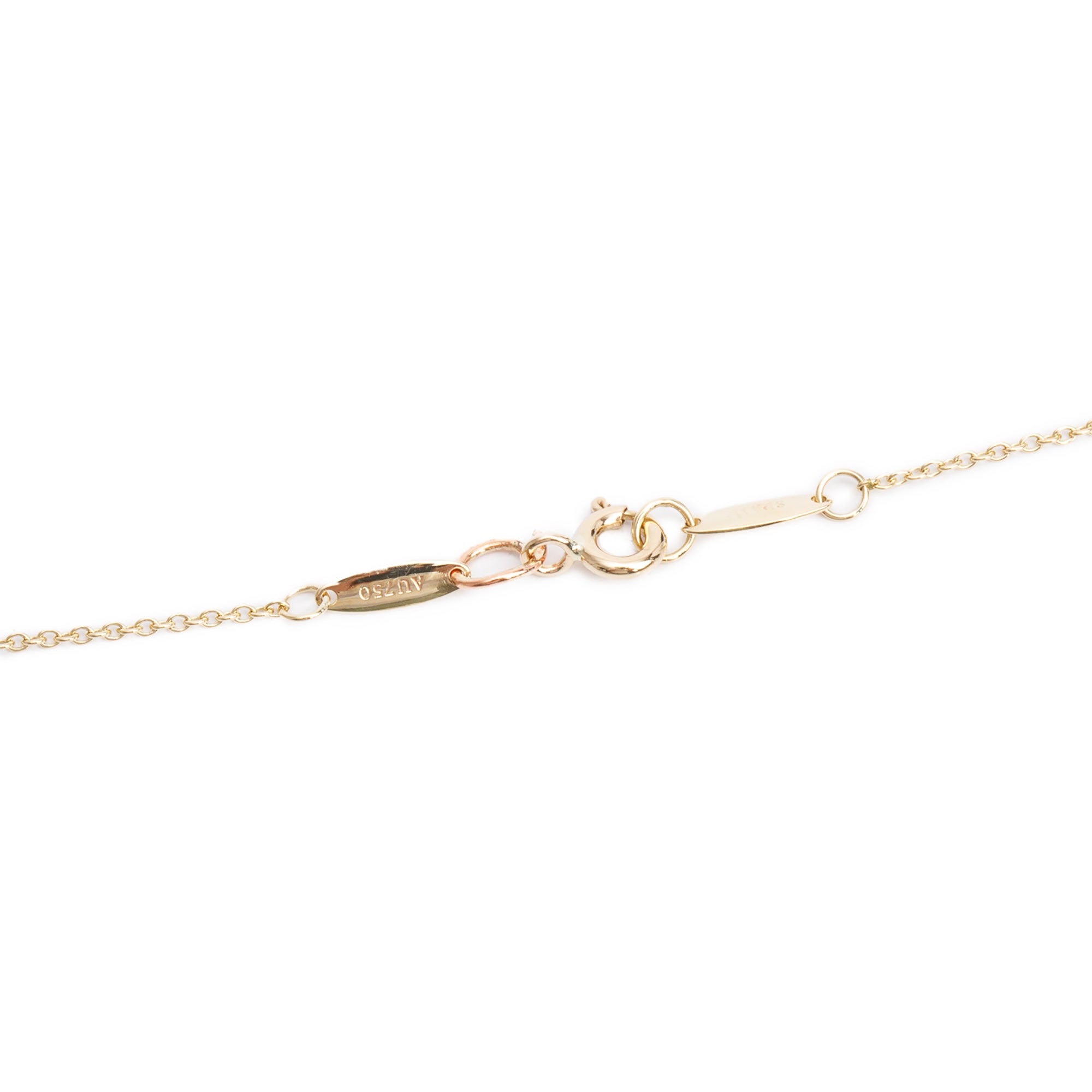 Tiffany & Co. 18k Yellow Gold Large Notes Round Pendant Necklace w/ Box