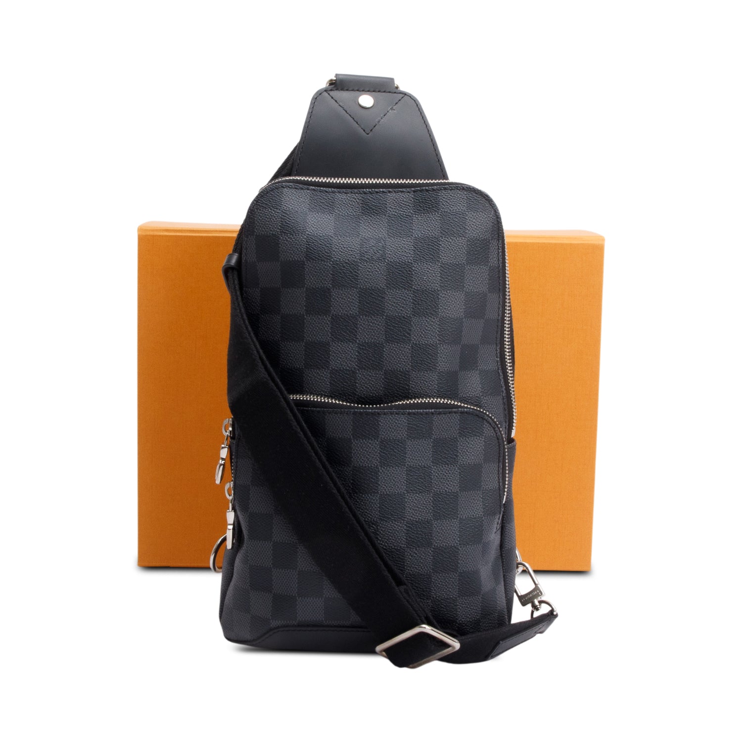 Louis Vuitton Damier Graphite Avenue Sling Bag w/ Box