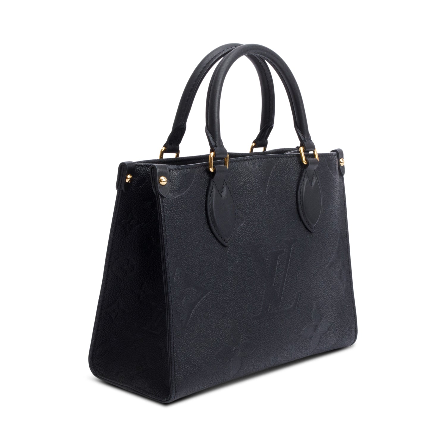 Louis Vuitton 2021 Black Empreinte Monogram OnTheGo PM w/ Strap