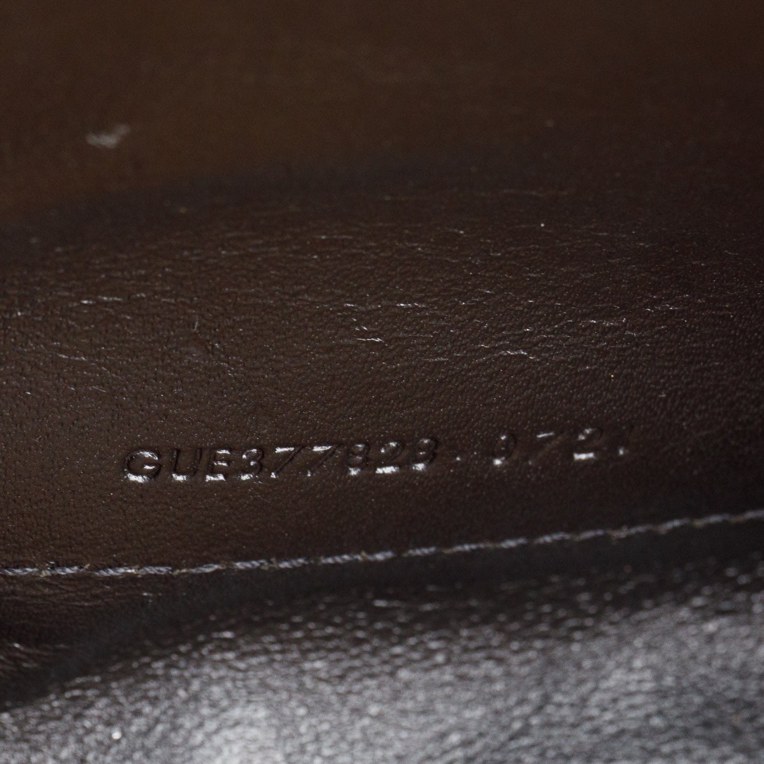 Saint Laurent Brown Cassandre Matelasse Envelope Chain Wallet w/ Box