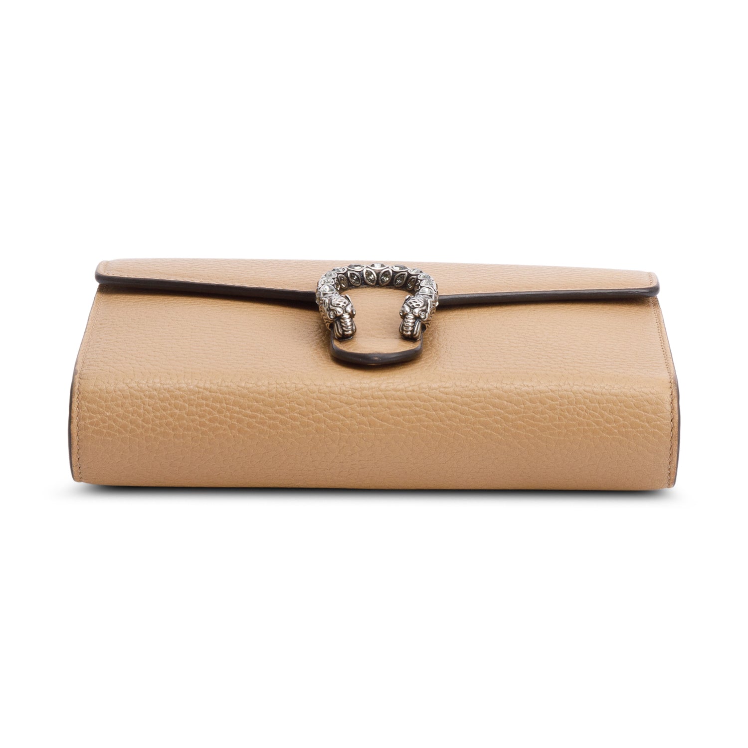 Gucci Brown Leather Mini Dionysus Wallet on Chain