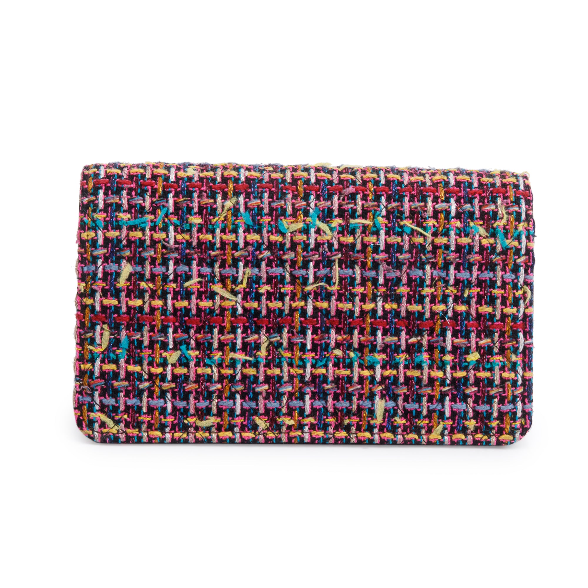 Chanel Multicolor Tweed Mini Flap Bag