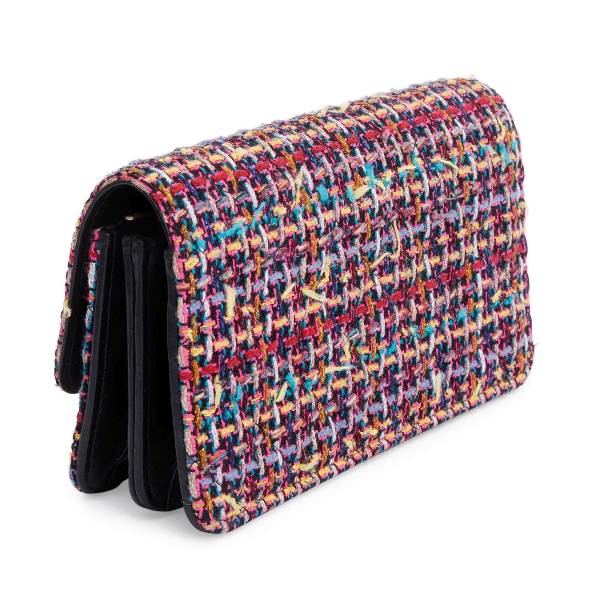 Chanel Multicolor Tweed Mini Flap Bag