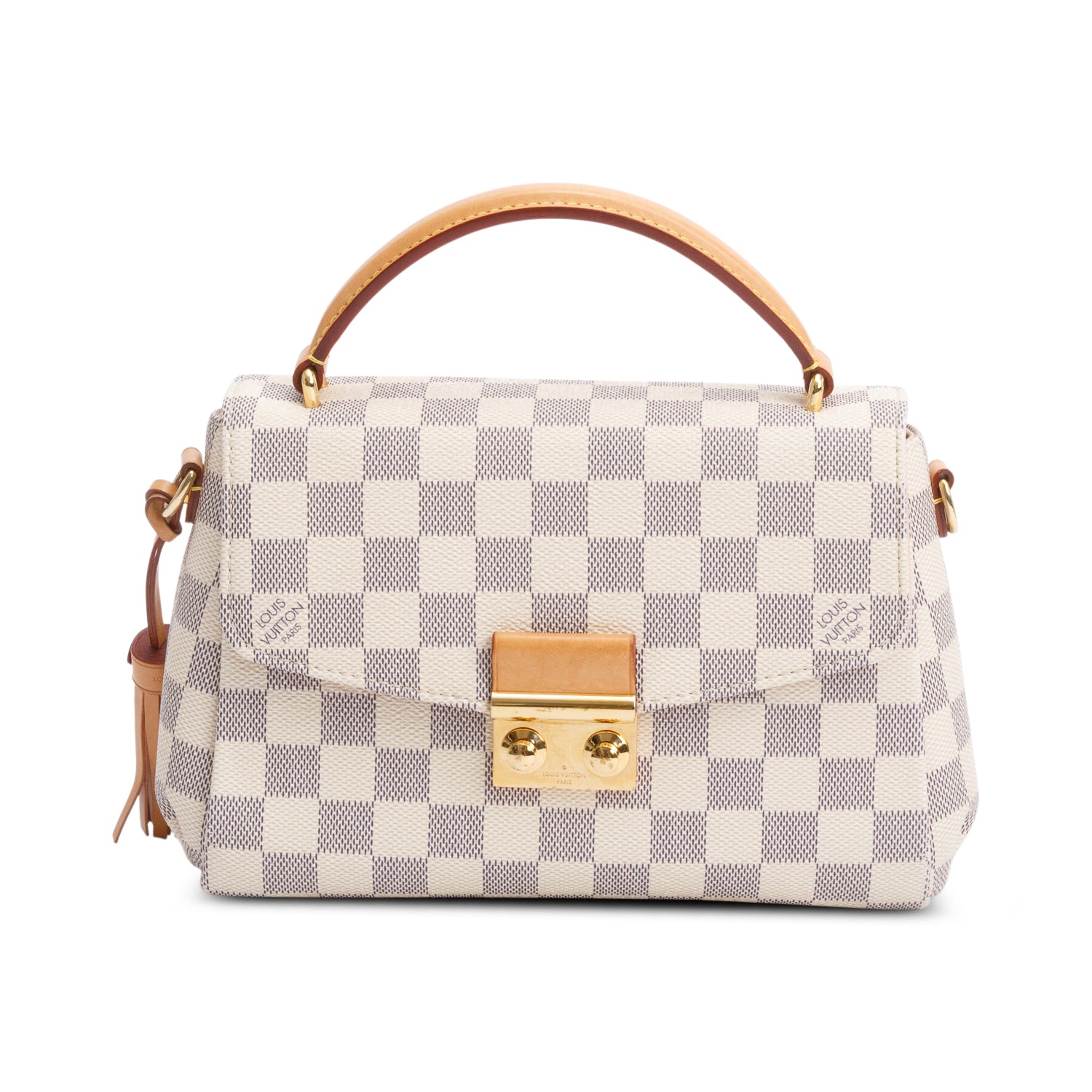 Louis Vuitton Damier Azur Croisette Bag w/ Strap