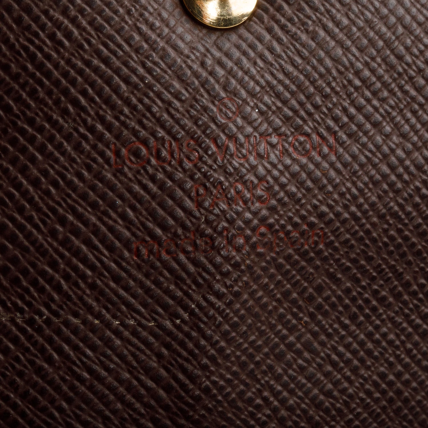 Louis Vuitton Damier Ebene Sarah Wallet