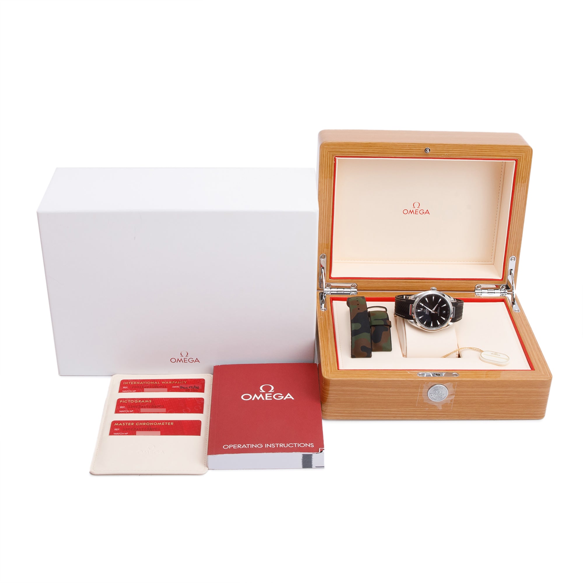 Omega Stainless Steel Seamaster Aqua Terra 140M Co-Axial Master Chronometer 41 MM Automatic Watch Black Dial w/ Box, Papers & Extra Strap