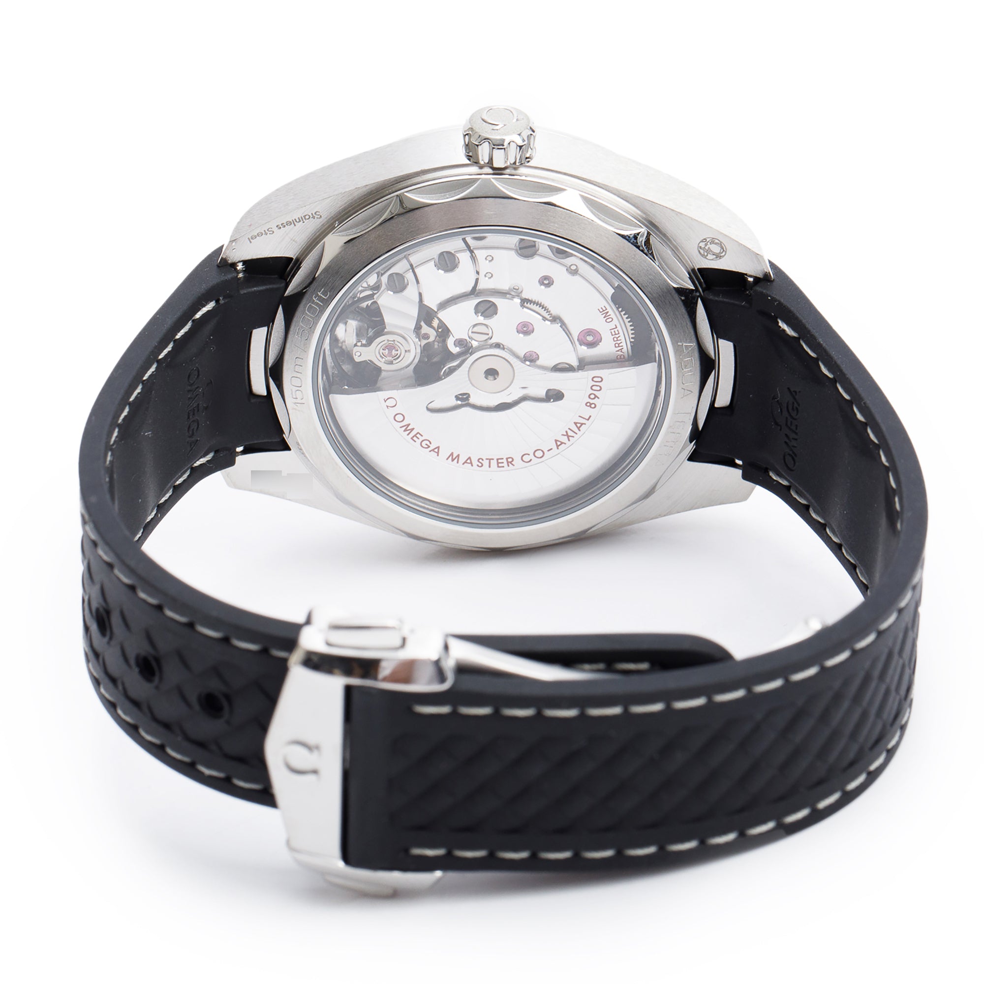 Omega Stainless Steel Seamaster Aqua Terra 140M Co-Axial Master Chronometer 41 MM Automatic Watch Black Dial w/ Box, Papers & Extra Strap