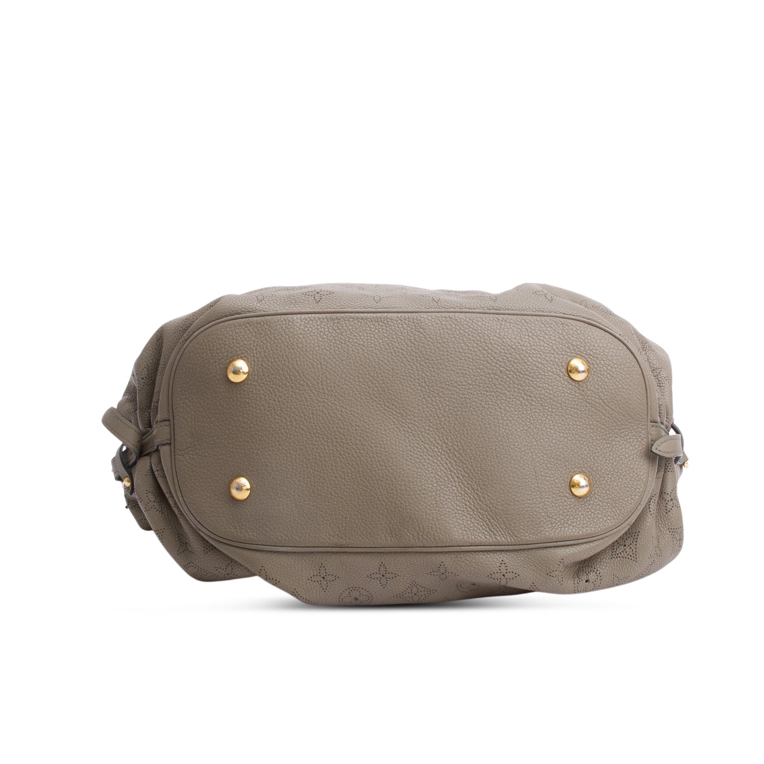 Louis Vuitton Taupe Mahina Leather L Hobo