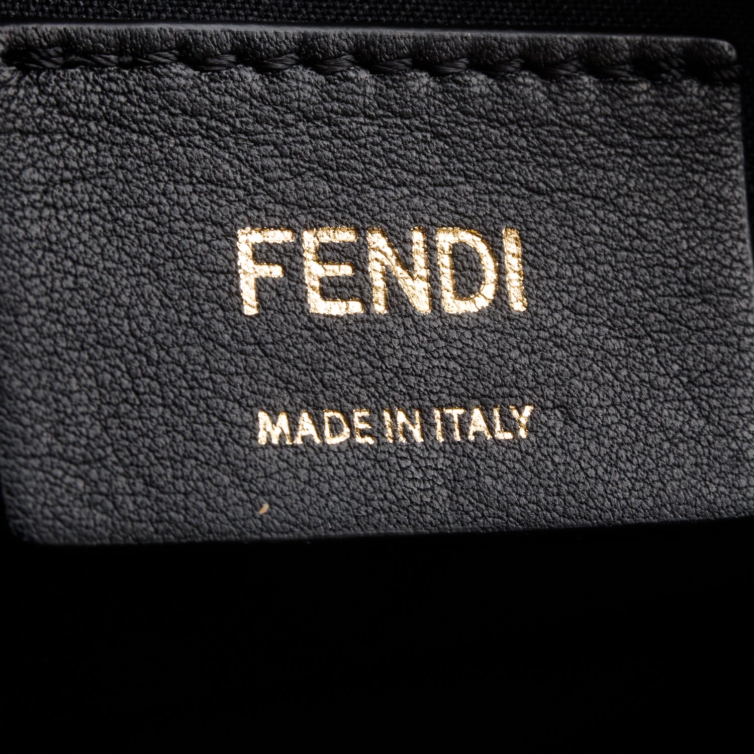 Fendi Brown/Black FF 1974 Embossed Leather F is Fendi Belt Bag w/ Strap & Box