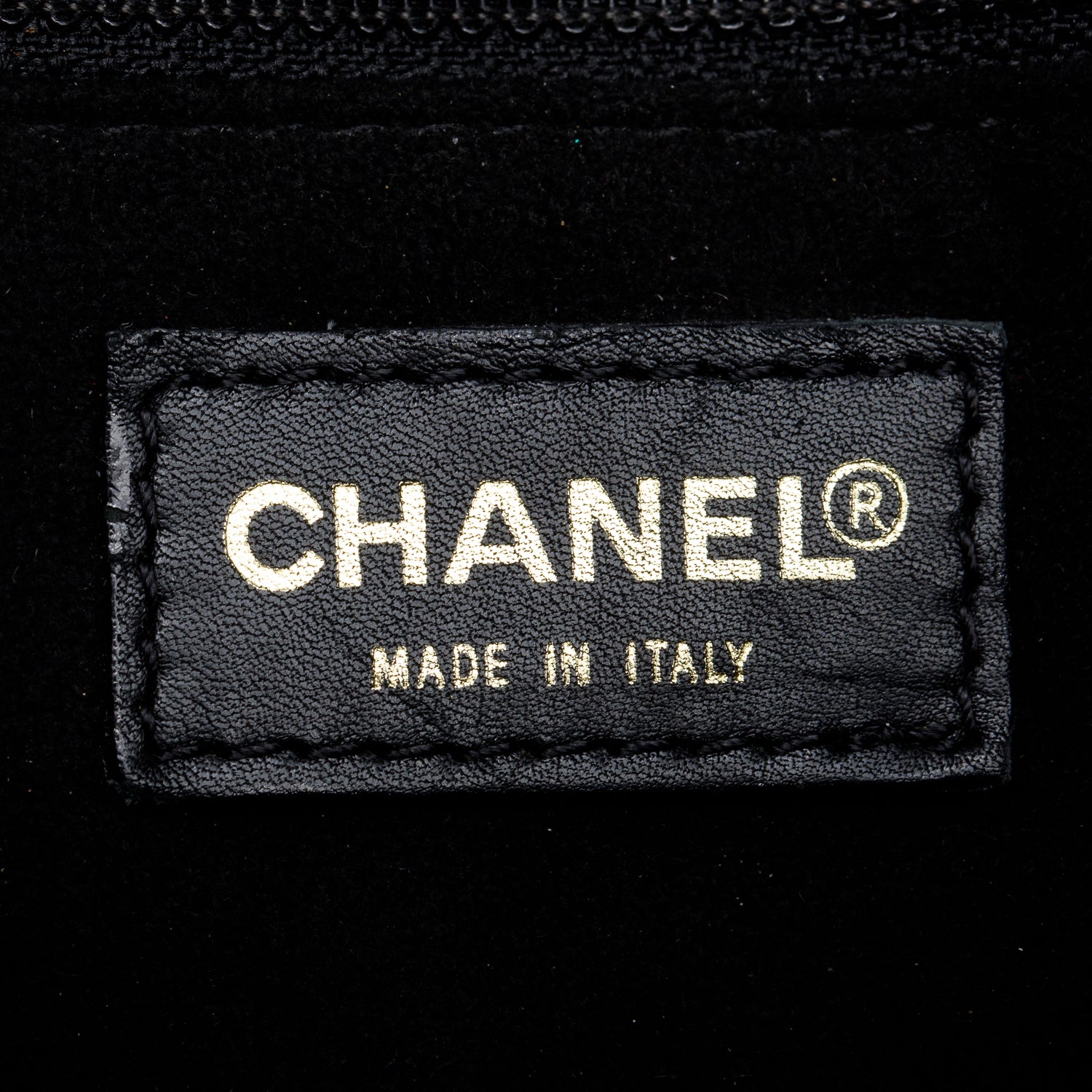 Chanel Black Quilted Jersey Chocolate Bar CC Tote Bag