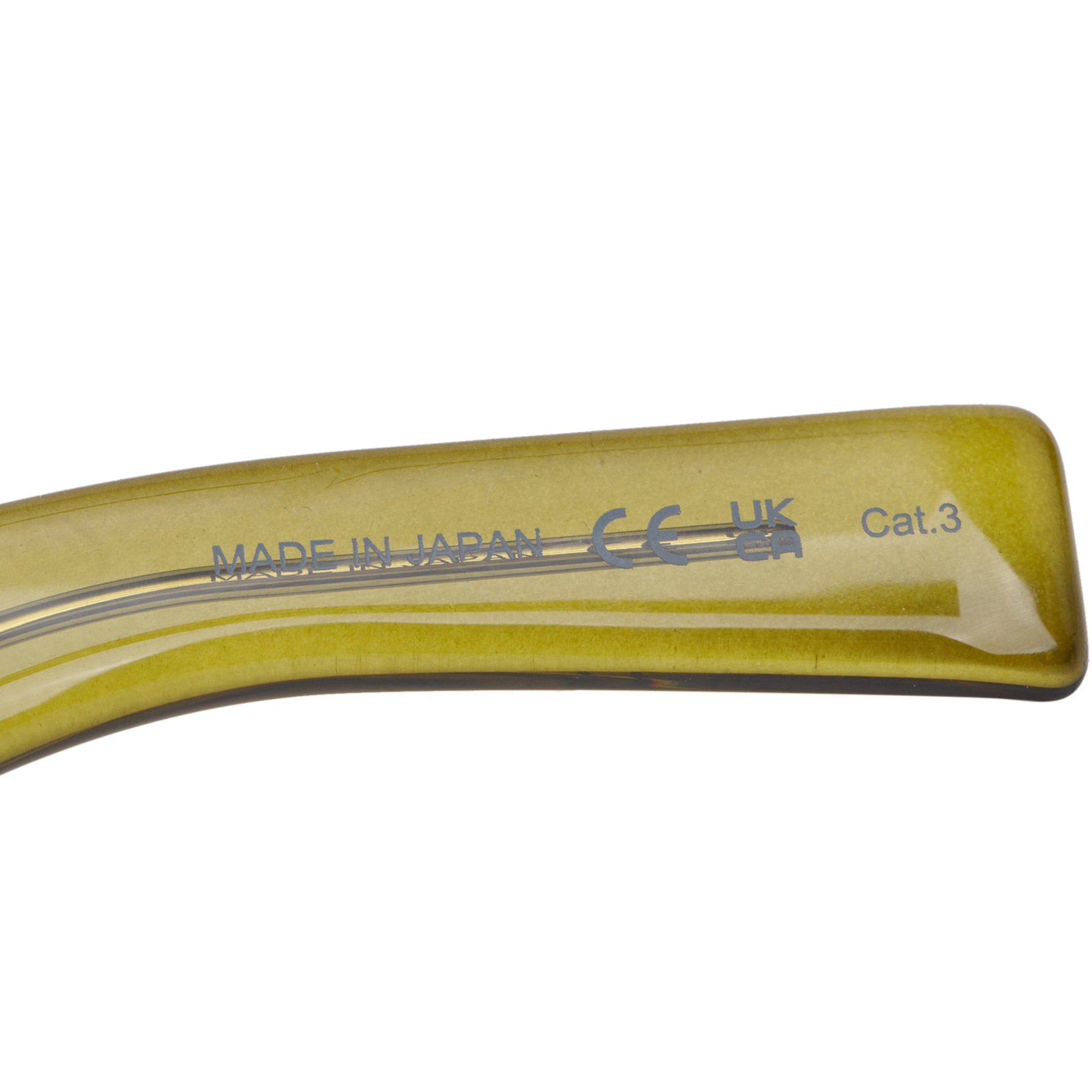 Saint Laurent SL 572 Green Transparent Acetate Rectangle Sunglasses w/ Case