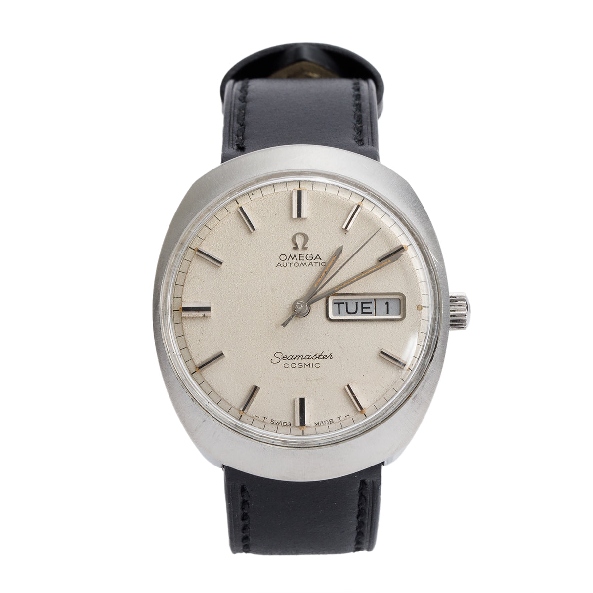 Omega Vintage Stainless Steel Seamaster Cosmic Day Date 35 MM