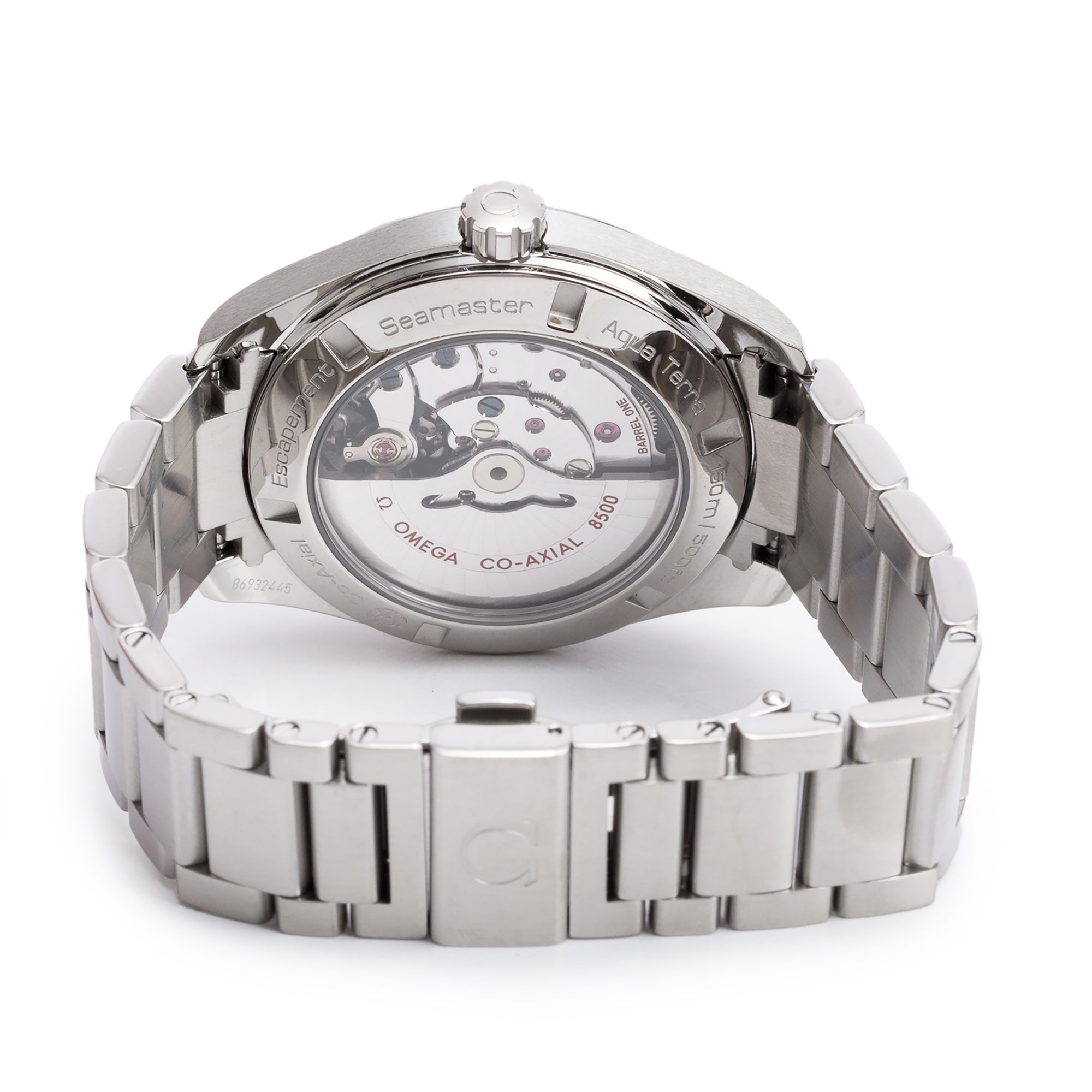 Omega Stainless Steel Seamaster Aqua Terra 150M Co-Axial Chronometer 41.5 MM Automatic Watch Black Dial w/ Box & Papers