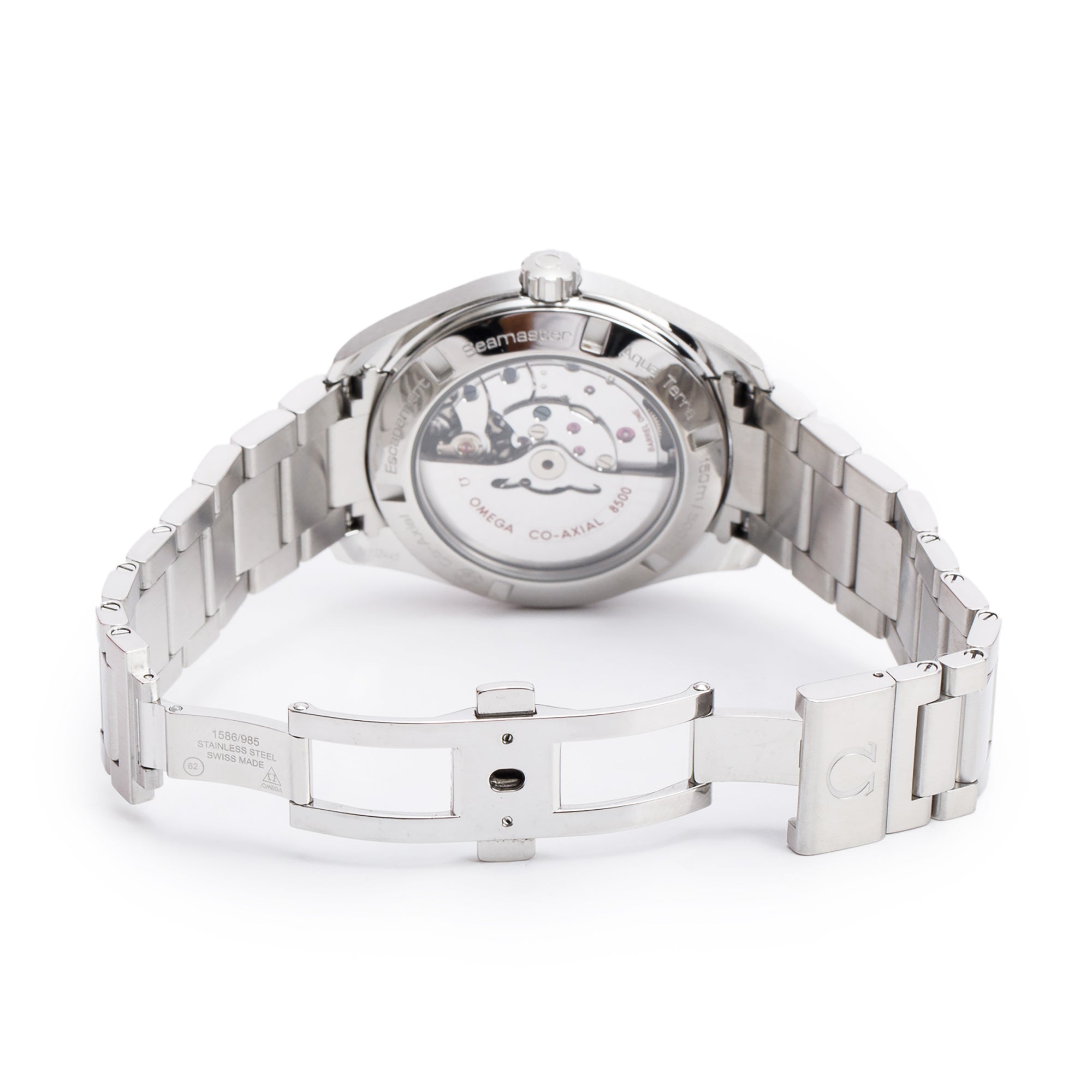 Omega Stainless Steel Seamaster Aqua Terra 150M Co-Axial Chronometer 41.5 MM Automatic Watch Black Dial w/ Box & Papers