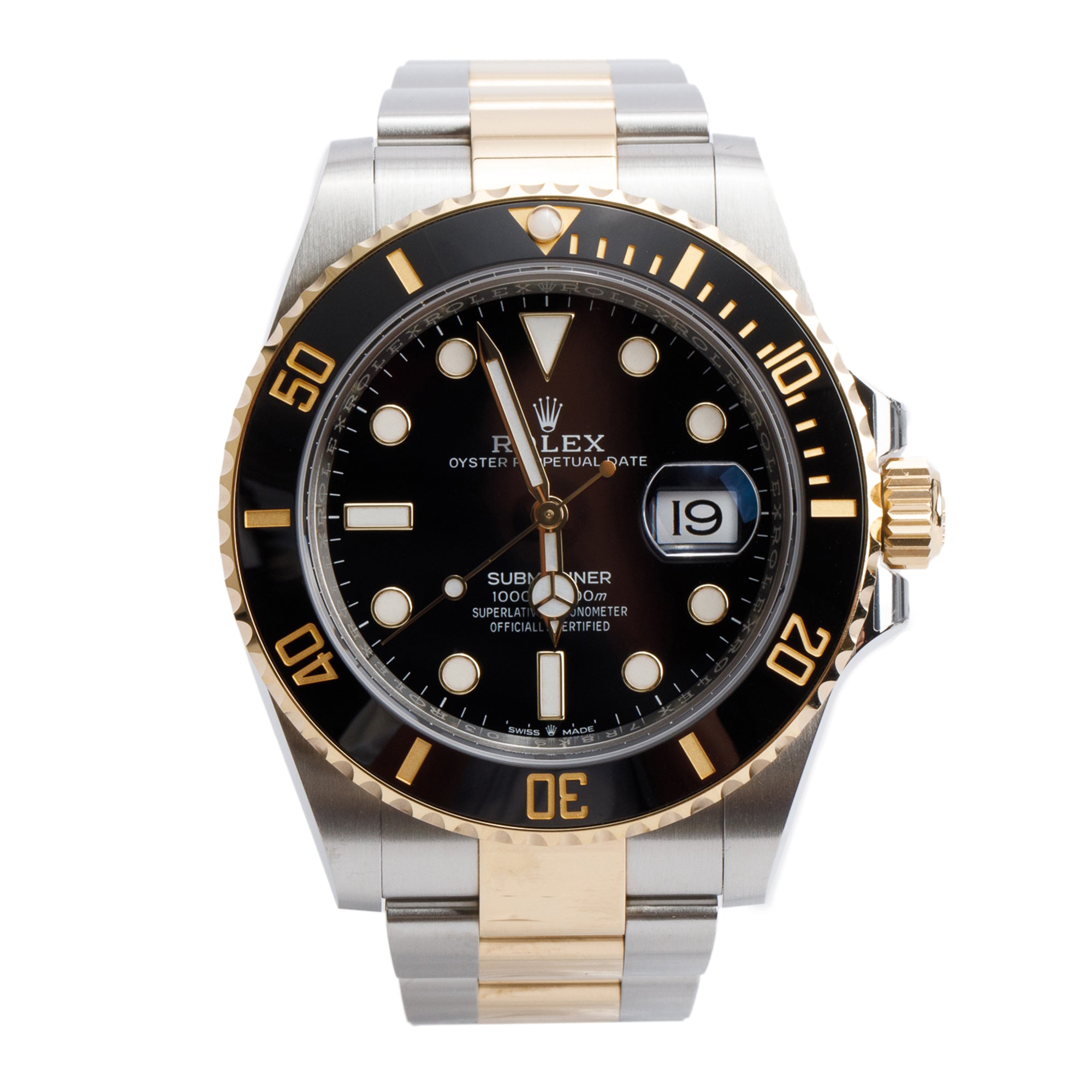 Rolex 2022 Stainless Steel & 18k Yellow Gold Submariner Date 41 MM Automatic Watch 126613LN w/ Box & Papers