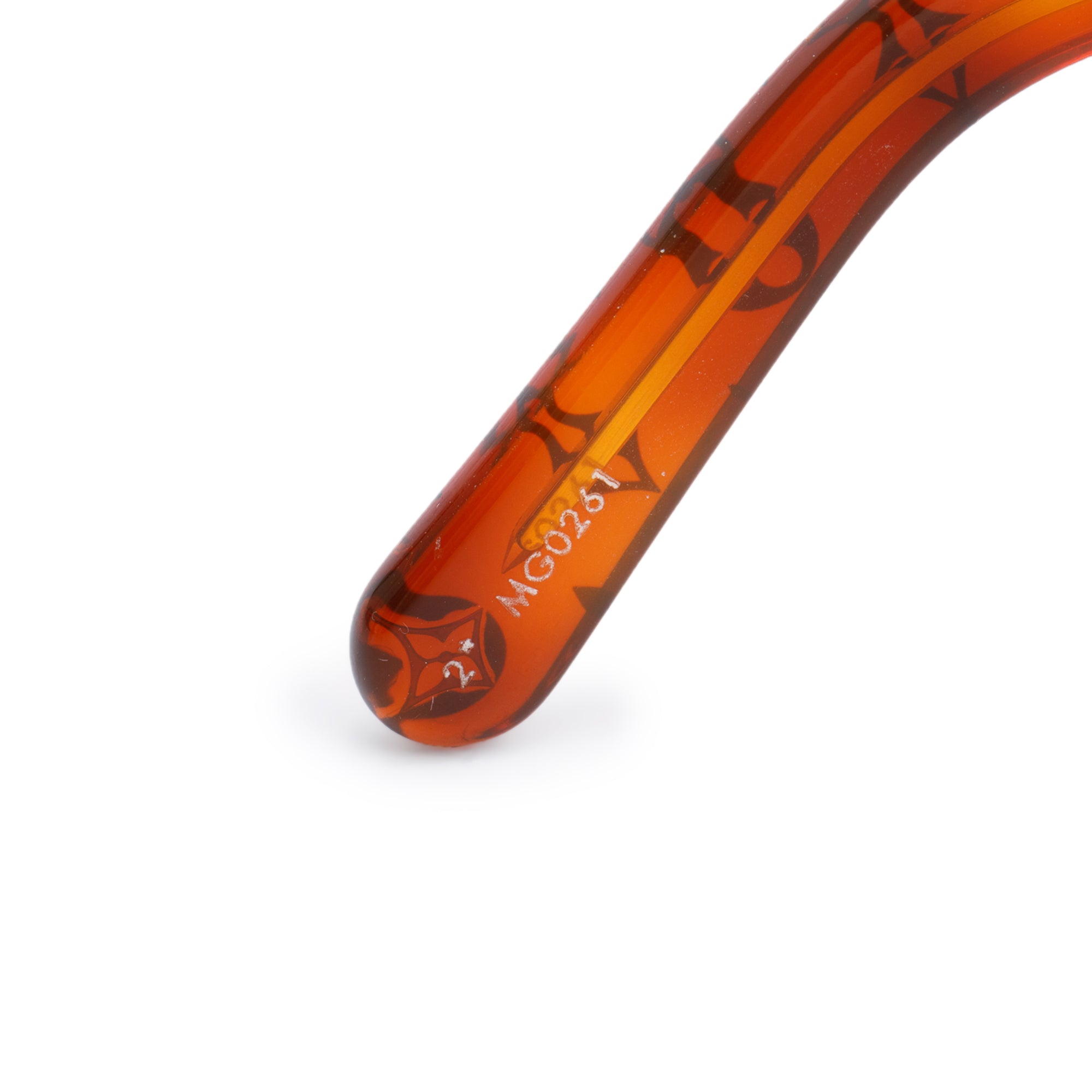 Louis Vuitton 2021 Z1483E Brown Monogram Acetate Blade Square Sunglasses