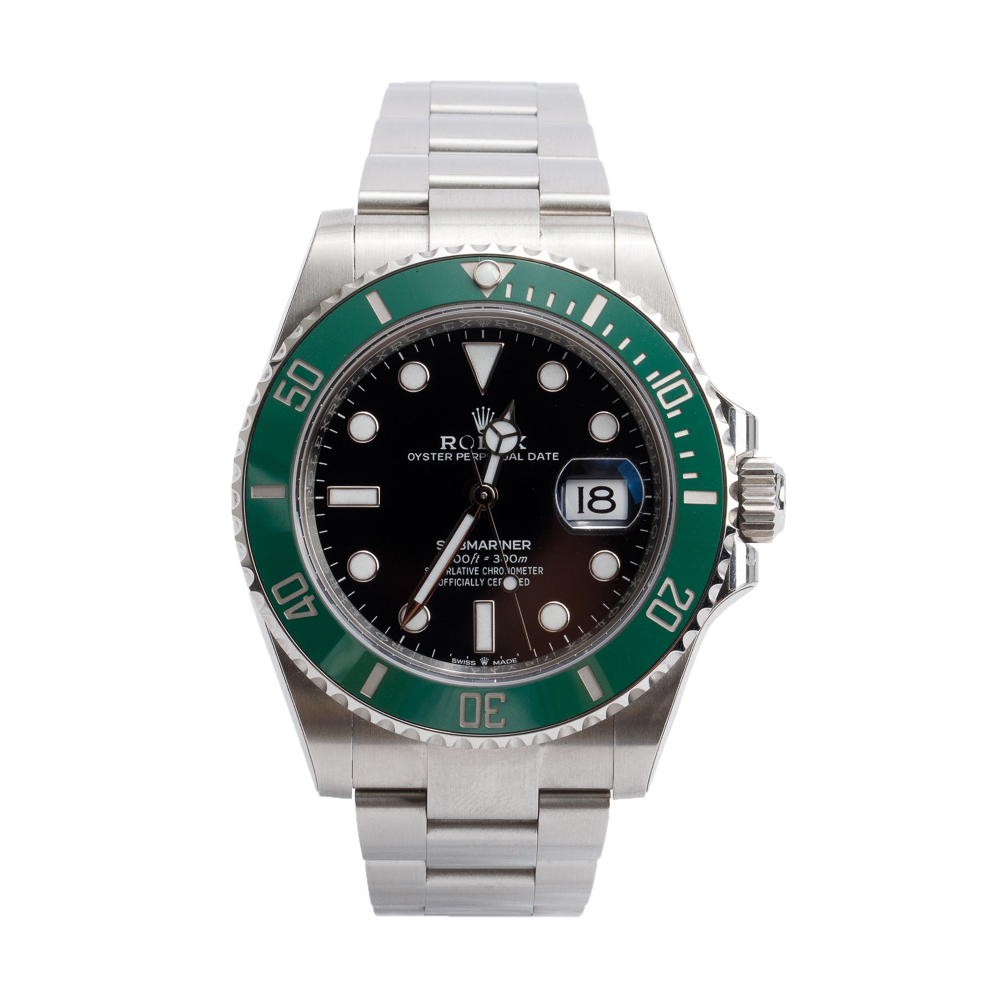Rolex 2023 Stainless Steel Submariner Date 'Starbucks' 41 MM Automatic Watch 126610LV w/ Box & Papers