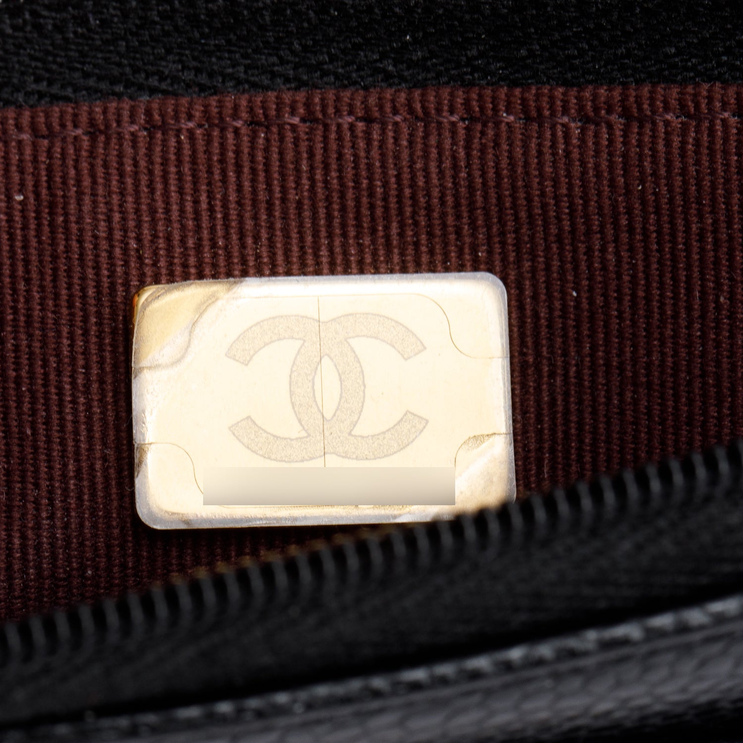 Chanel Black Quilted Caviar Leather Classic Wallet on Chain w/ Box