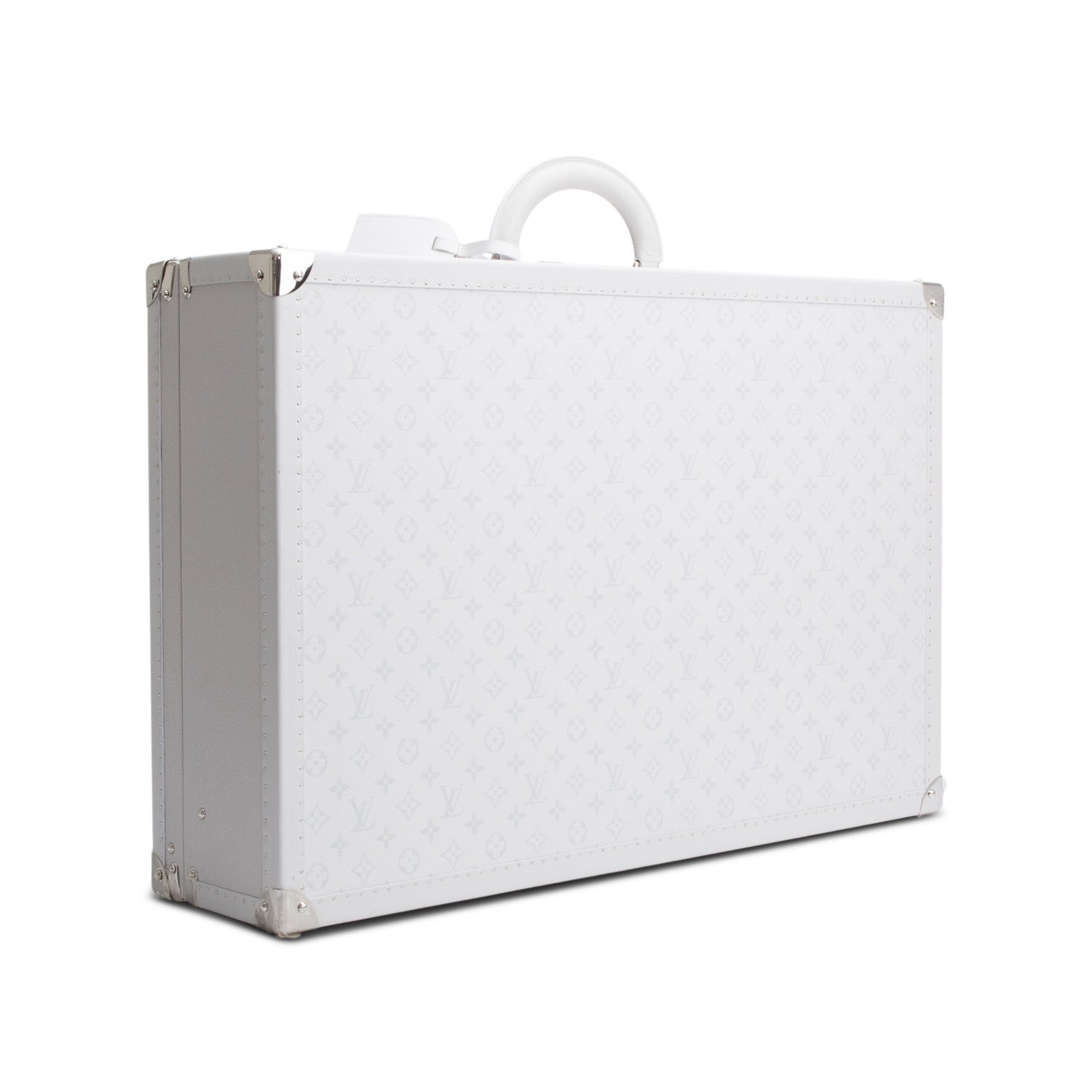 Louis Vuitton White Taigarama Bisten 70