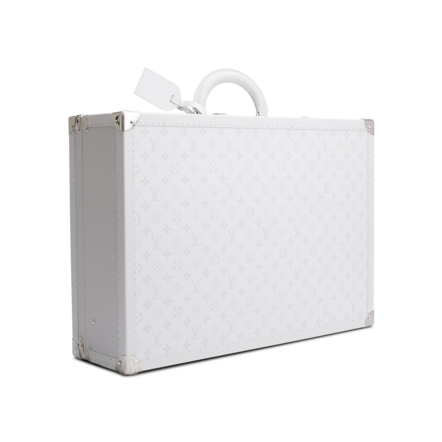 Louis Vuitton White Taigarama Bisten 60