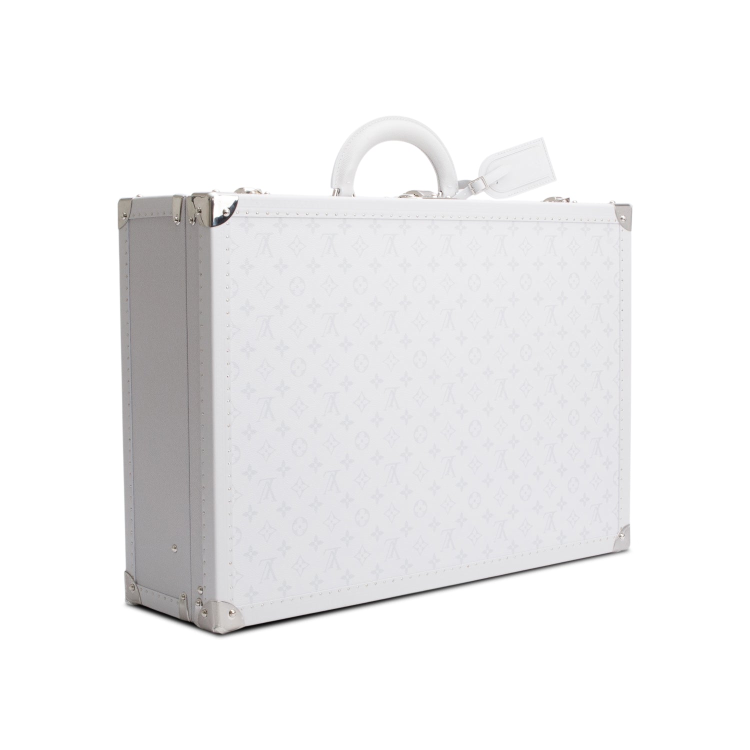 Louis Vuitton White Taigarama Bisten 60