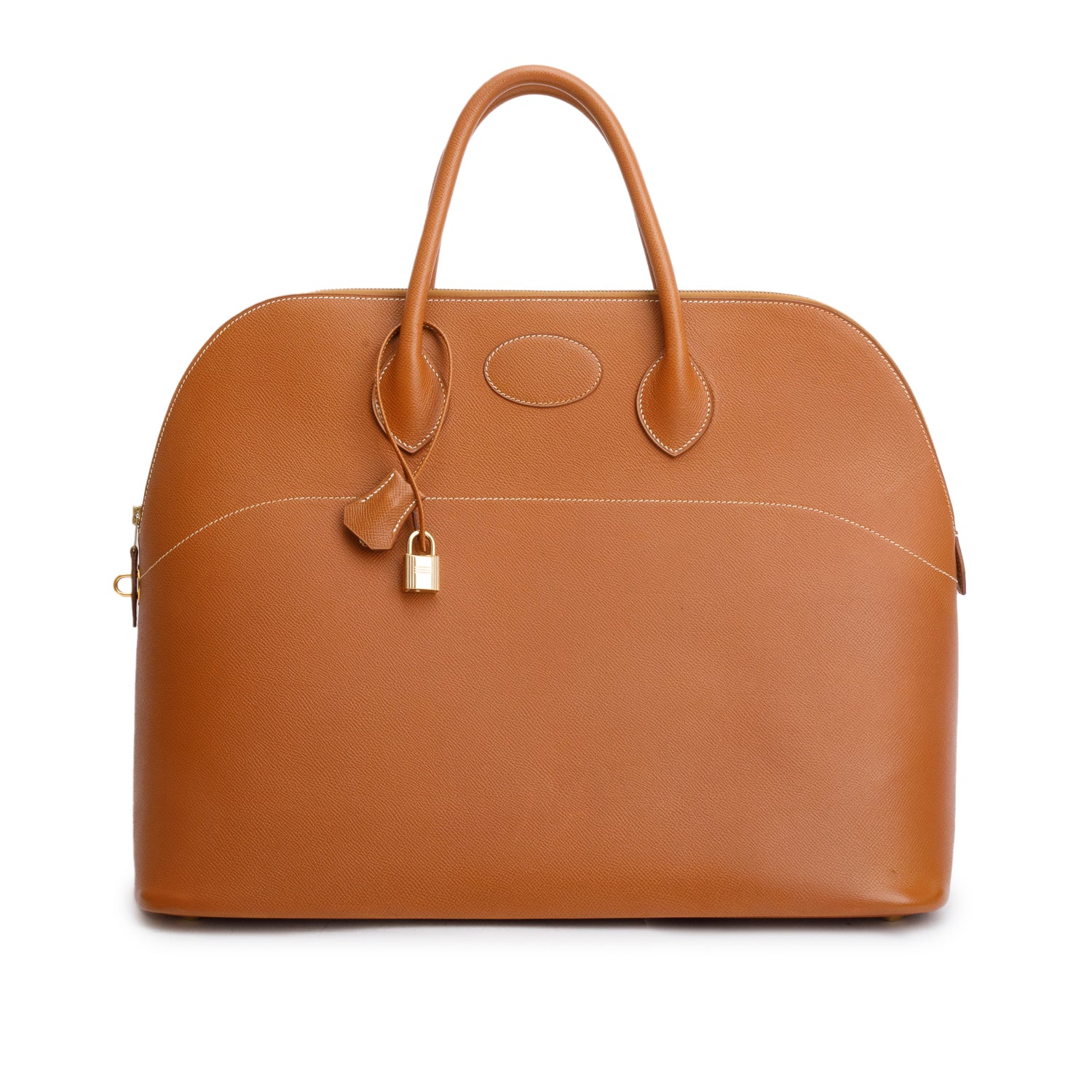 Hermes Gold Courchevel Leather Bolide 45