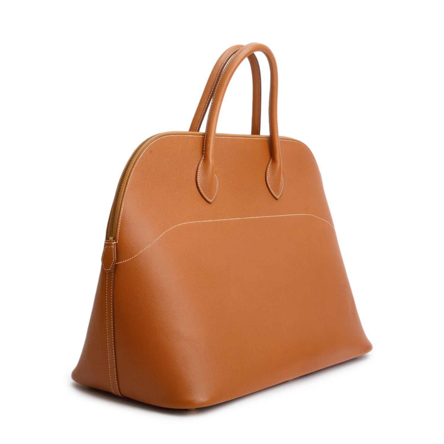 Hermes Gold Courchevel Leather Bolide 45