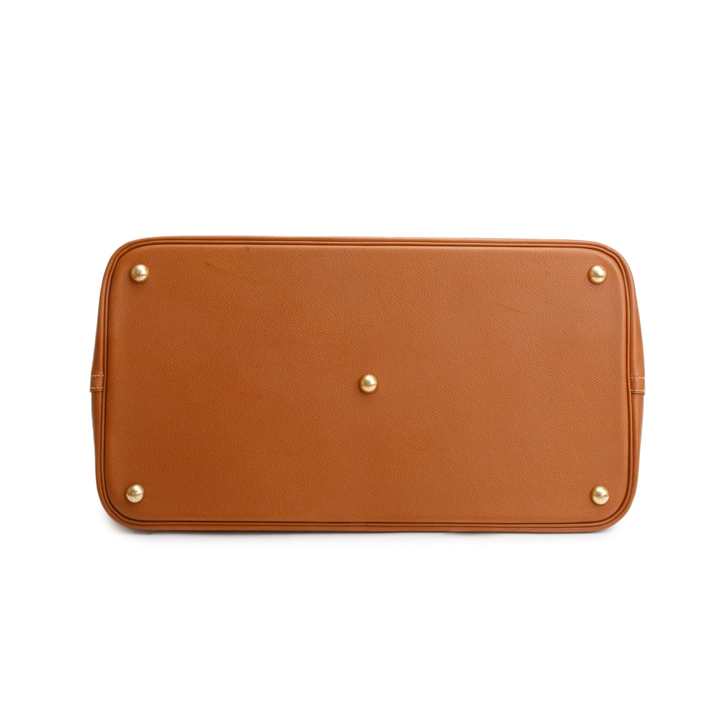 Hermes Gold Courchevel Leather Bolide 45