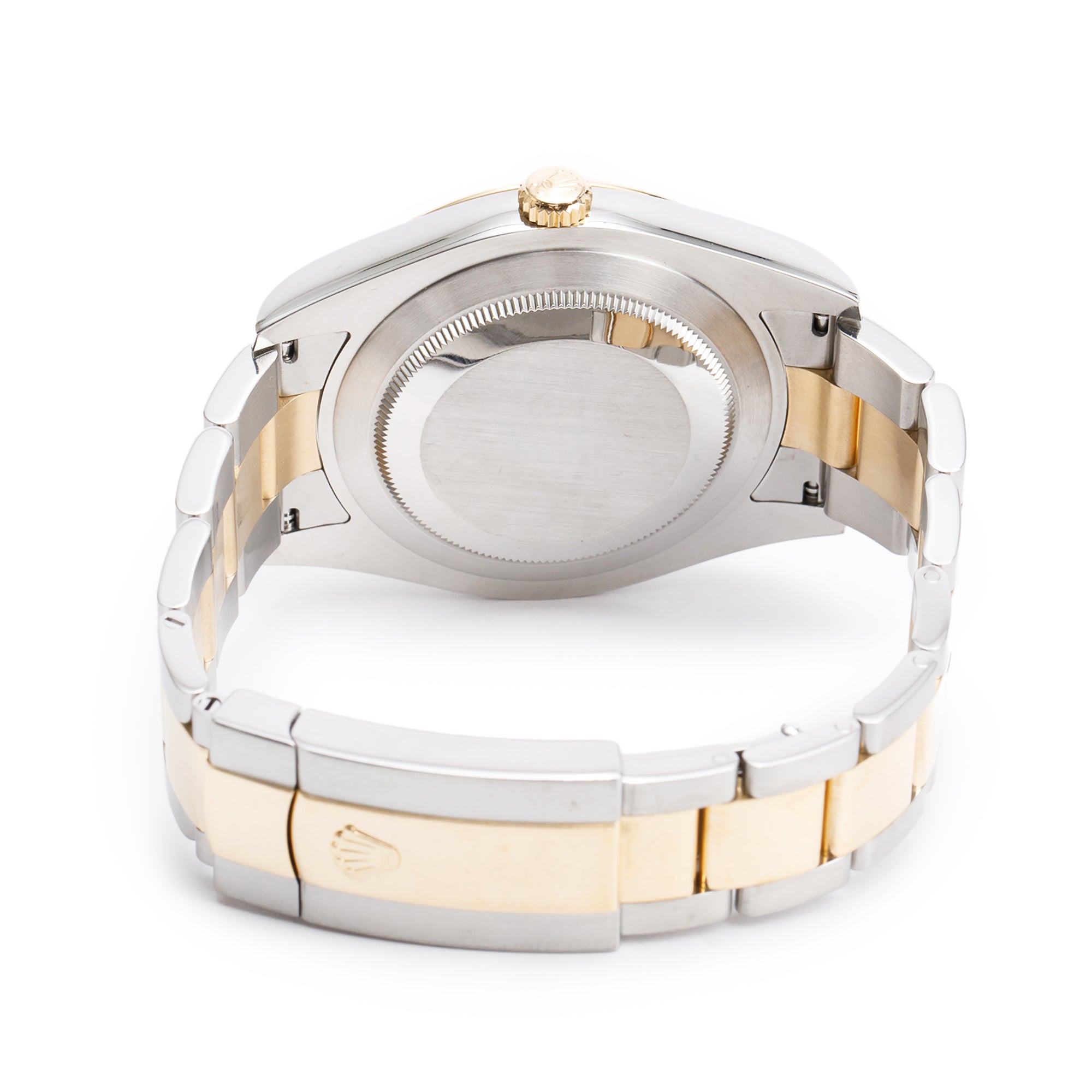 Rolex Stainless Steel & 18k Yellow Gold Oyster Perpetual Datejust 41 MM Watch Wimbledon Dial 116333 w/ Box & Papers