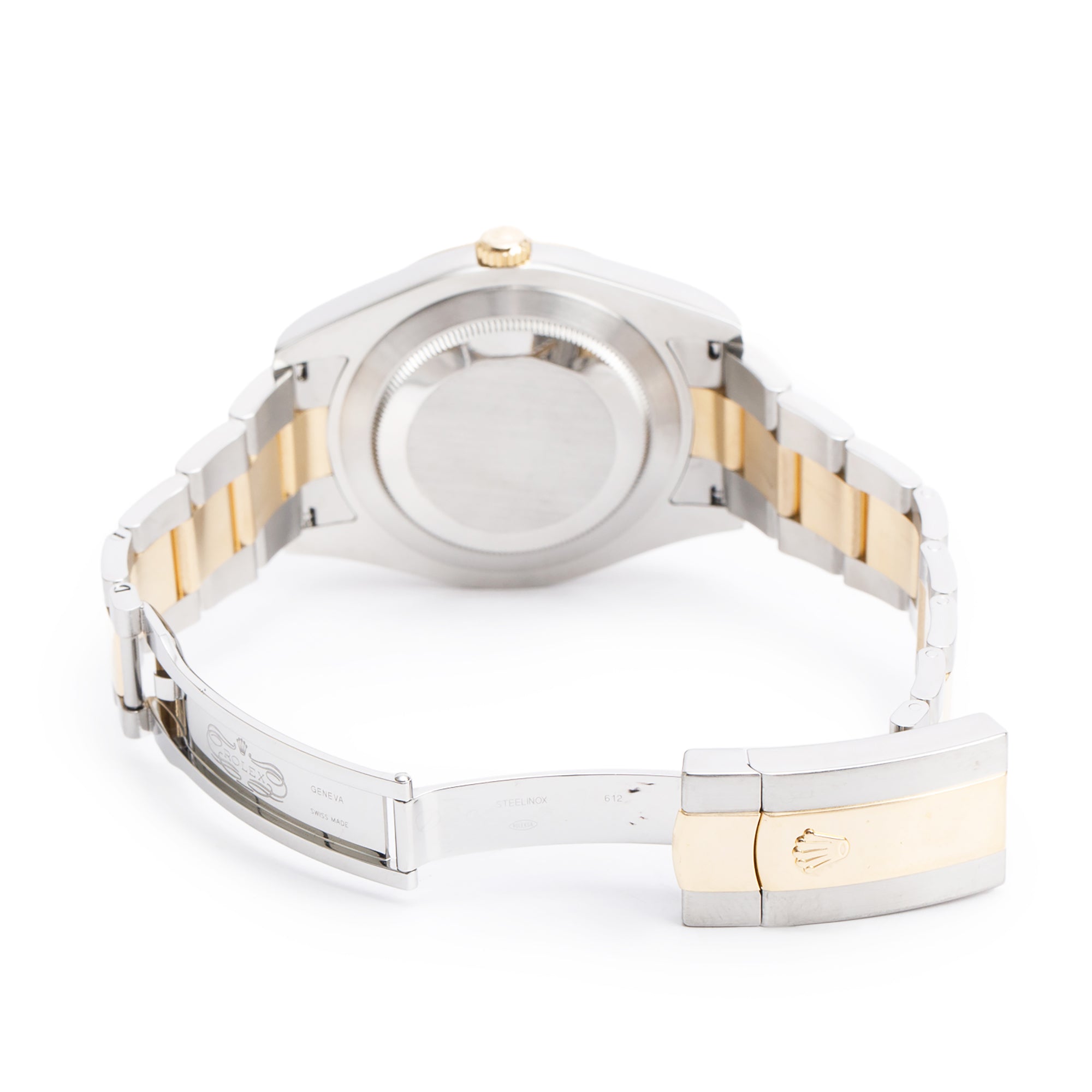 Rolex Stainless Steel & 18k Yellow Gold Oyster Perpetual Datejust 41 MM Watch Wimbledon Dial 116333 w/ Box & Papers