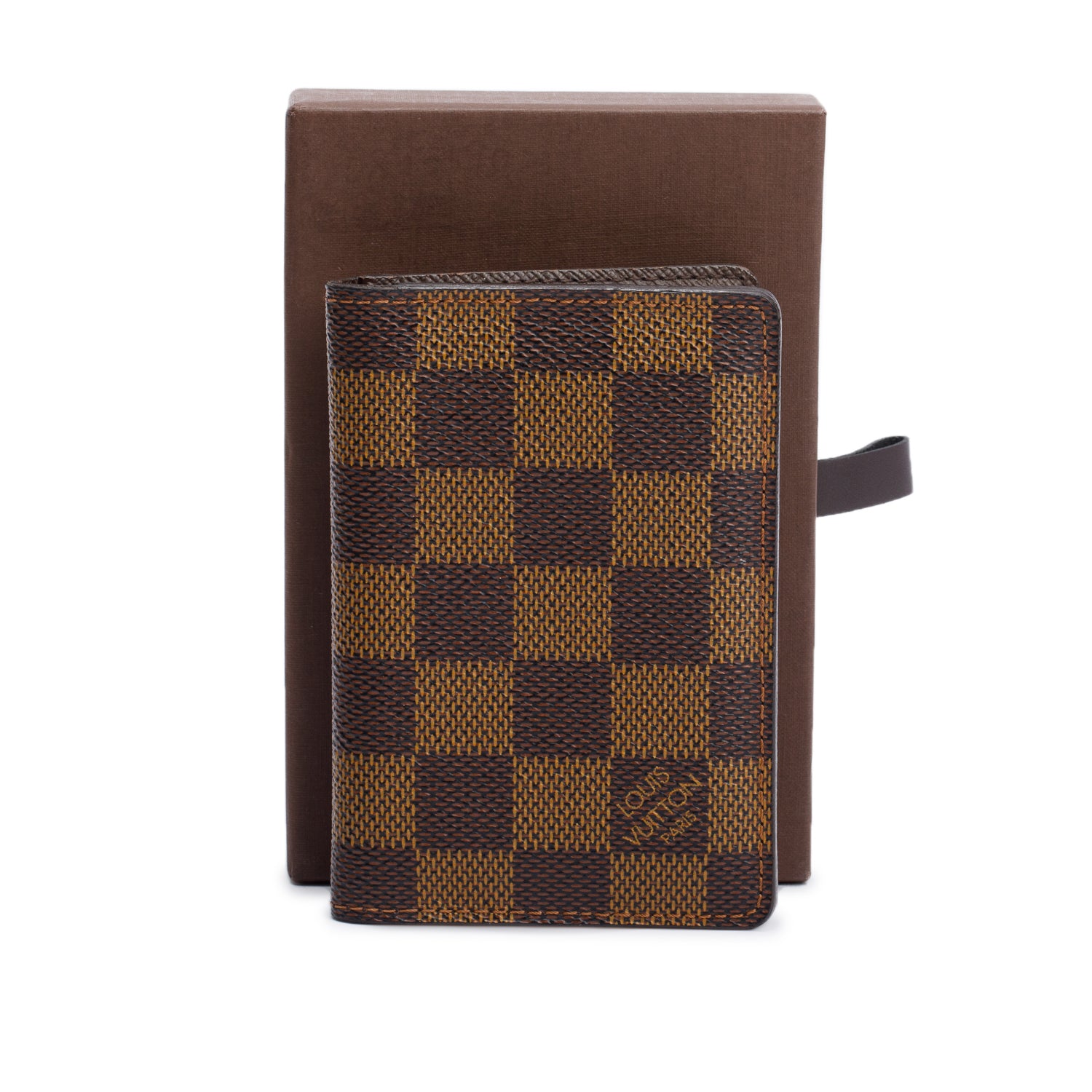 Louis Vuitton Damier Ebene Pocket Organizer w/ Box