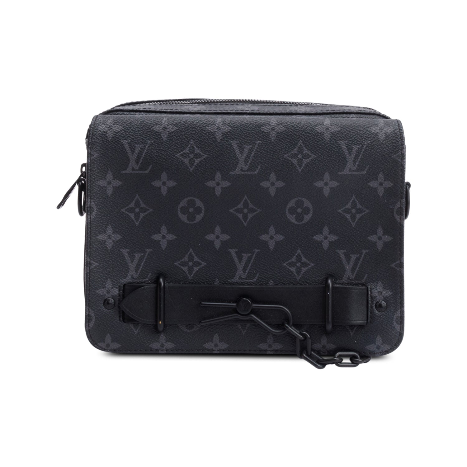 Louis Vuitton Monogram Eclipse Steamer Messenger Bag w/ Box
